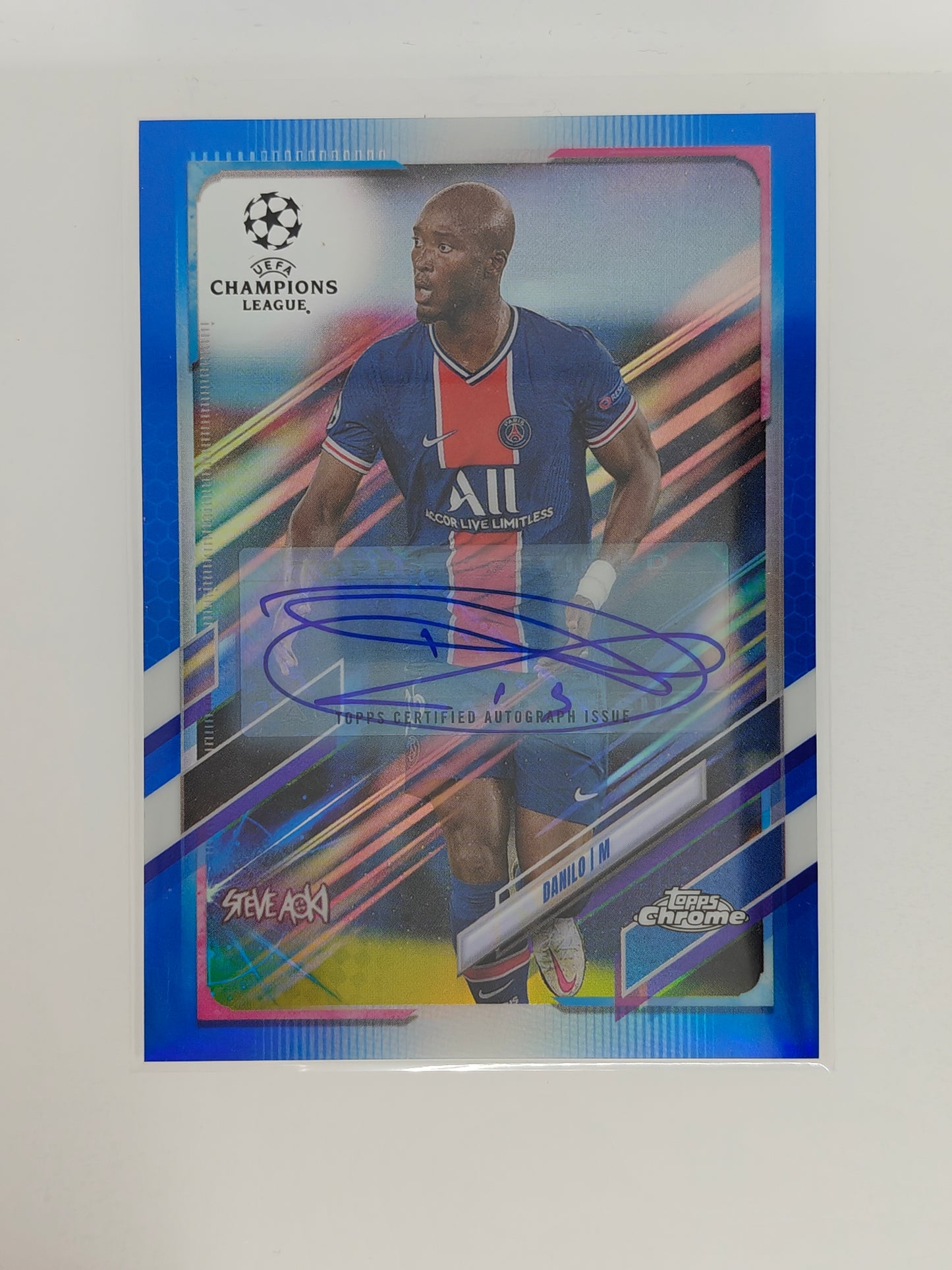 Danilo Pereira auto /10 - Topps Chrome X Steve Aoki