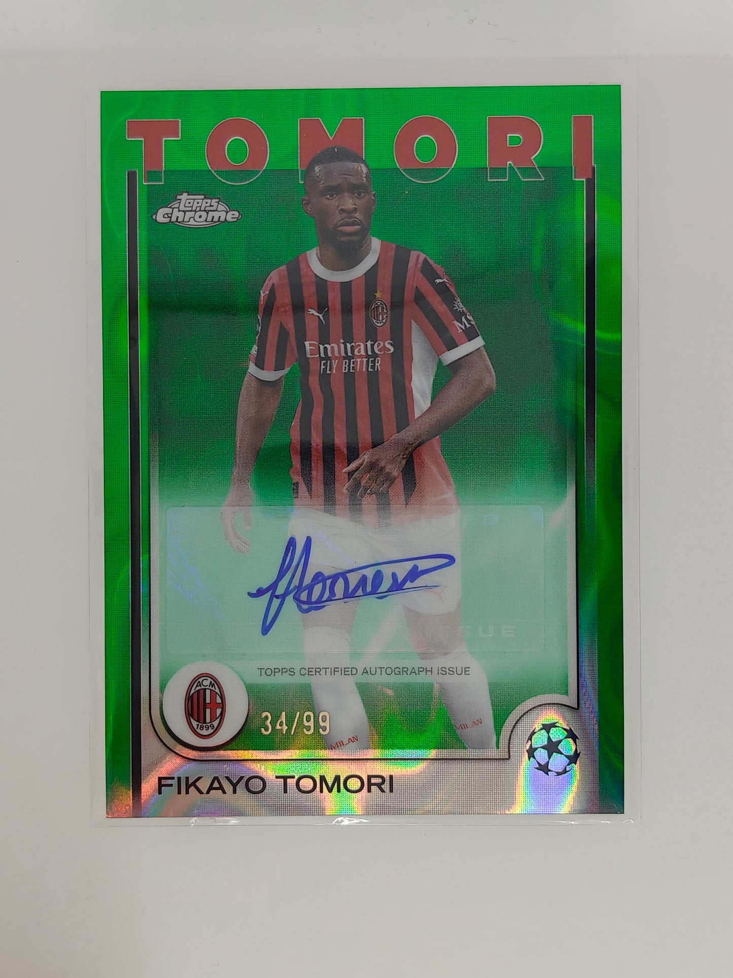 Fikayo Tomori auto /99 - Topps Chrome 24/25