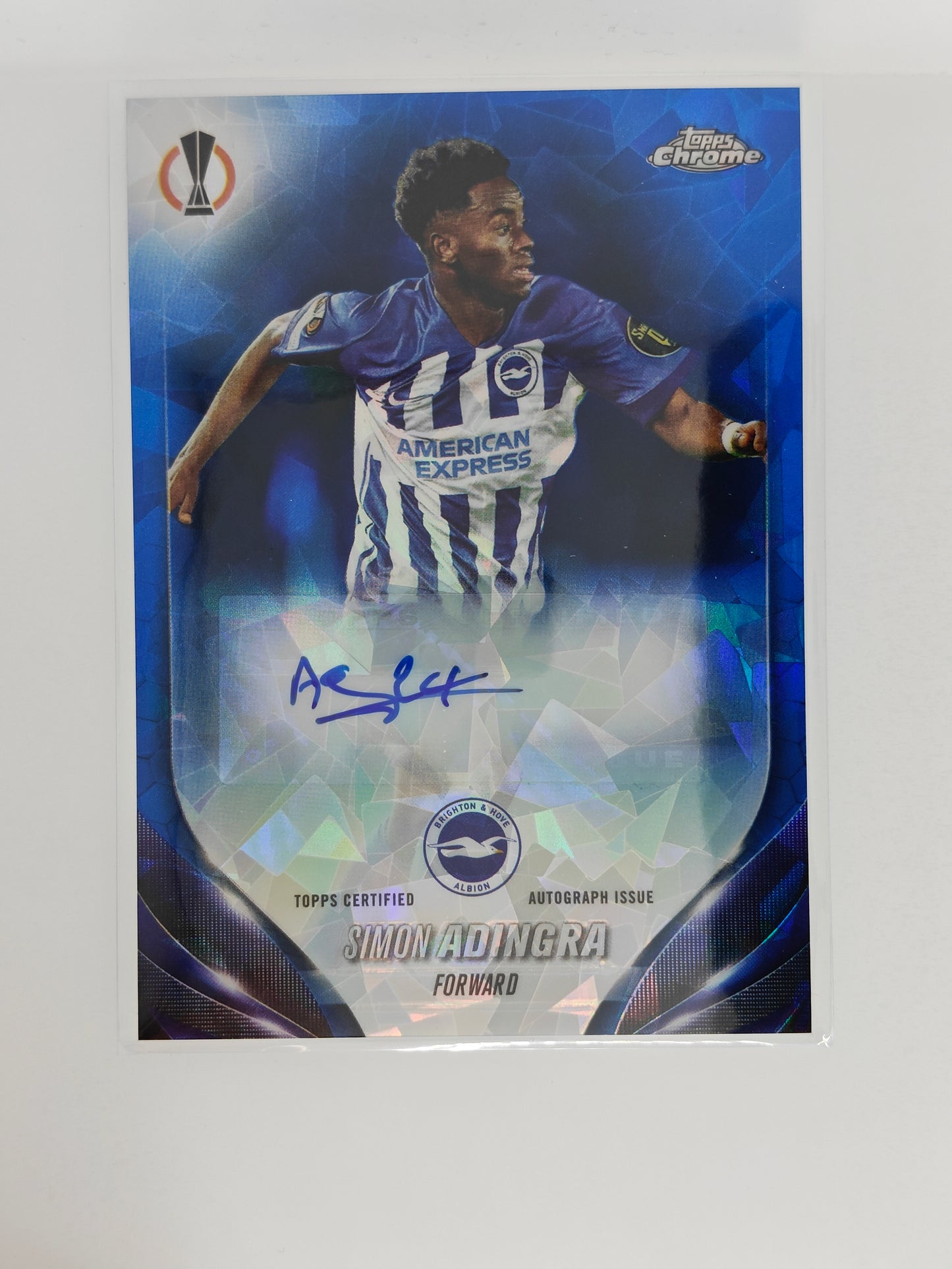 Simon Adingra auto sapphire - Topps Sapphire 23/24