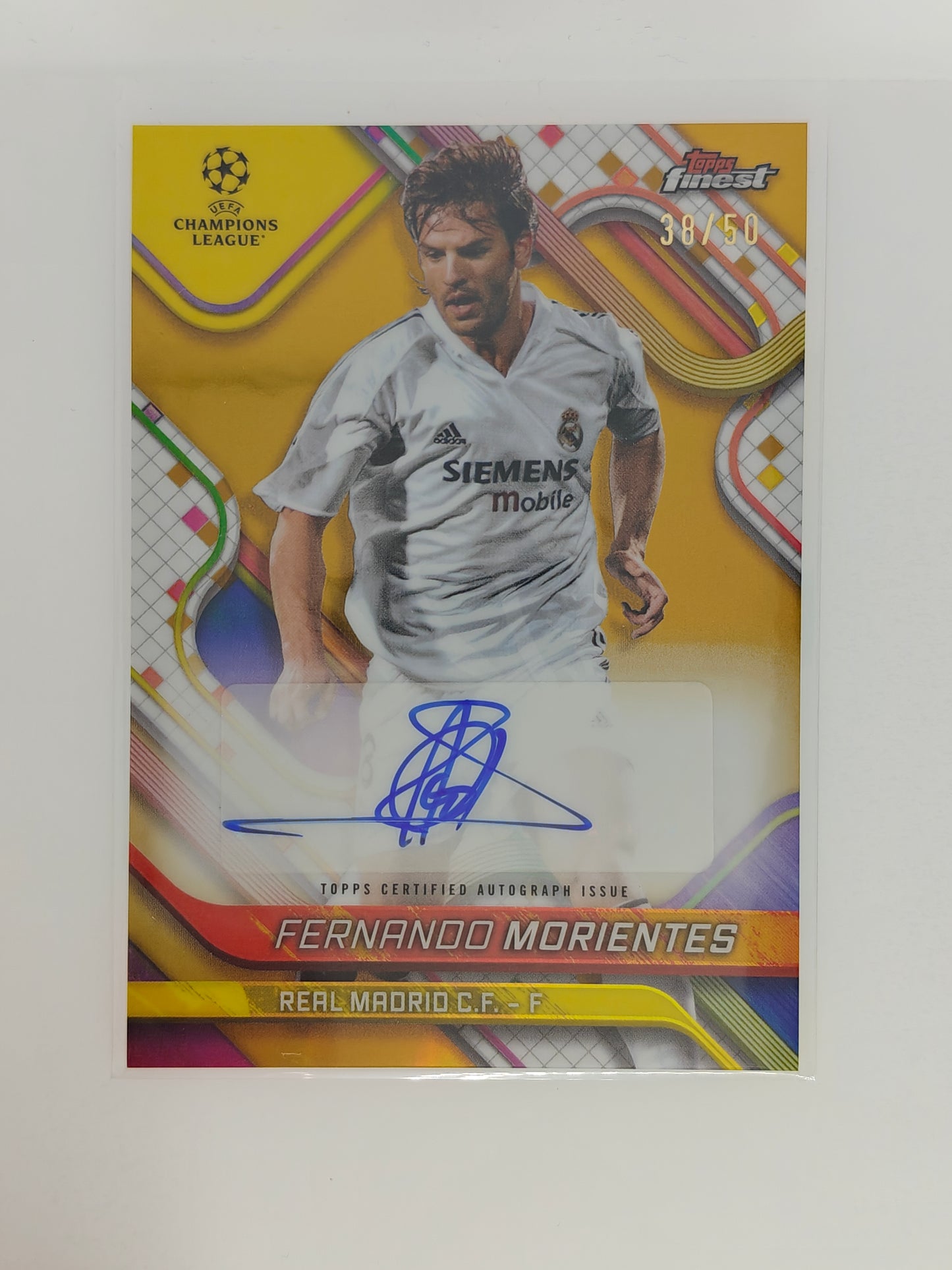Fernando Morientes auto /50 - Topps Finest 24/25
