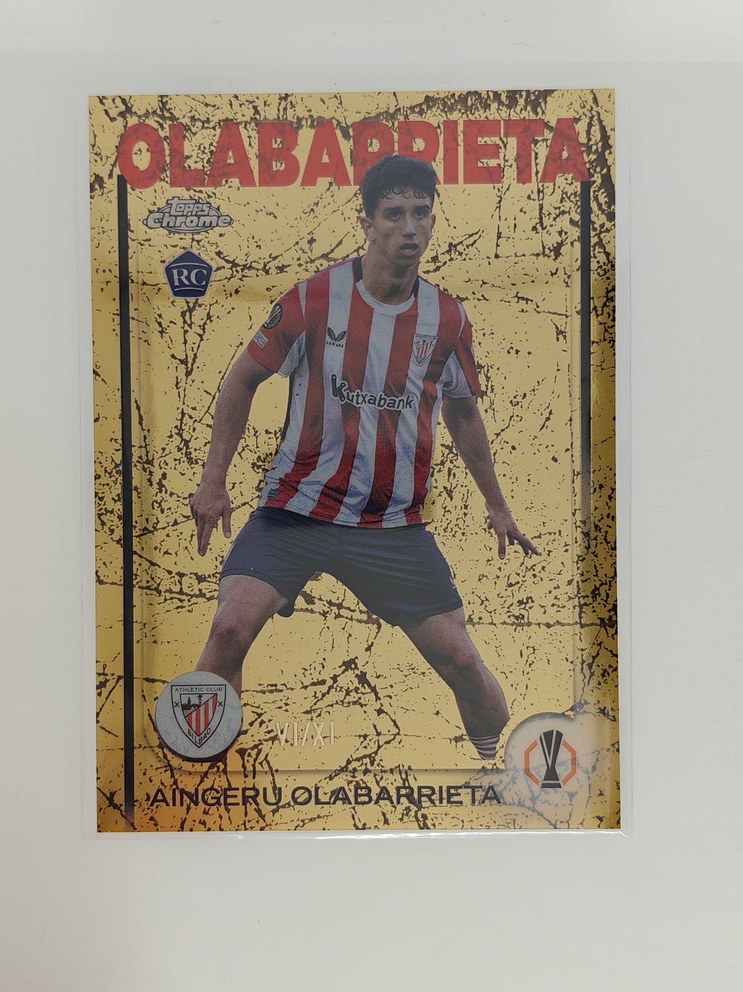 Aingeru Olabarrieta /XI rc Roman Numerals - Topps Chrome 24/25