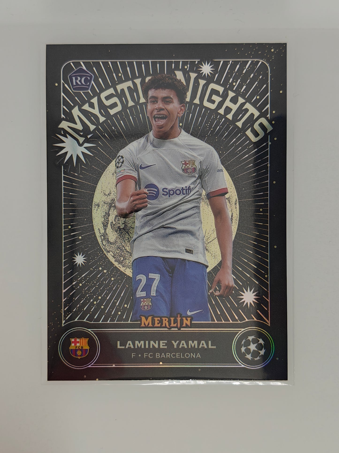 Lamine Yamal Mystic night rc - Topps Merlin 23/24