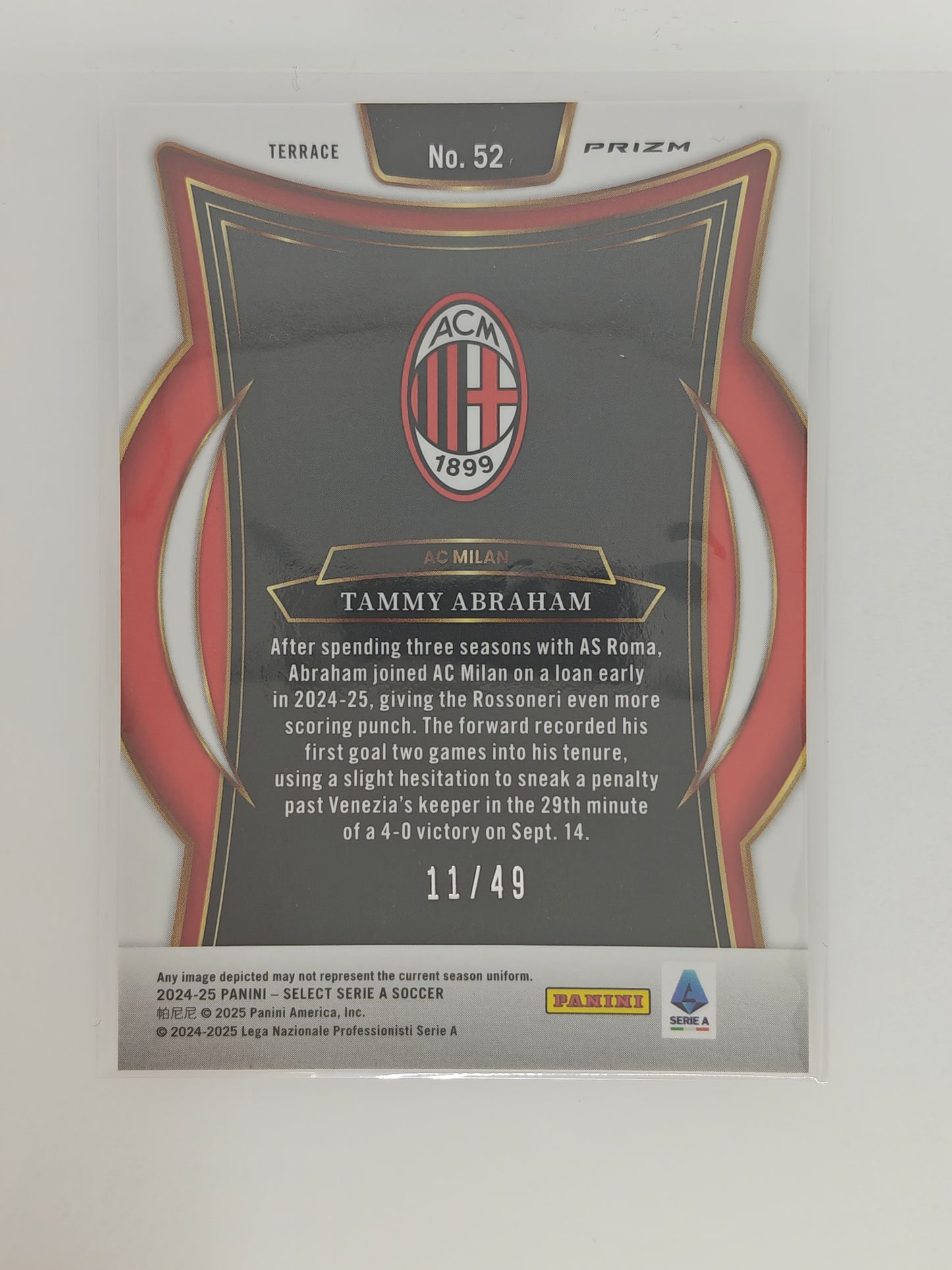 Tammy Abraham /49 - Panini Select Serie A 24/25