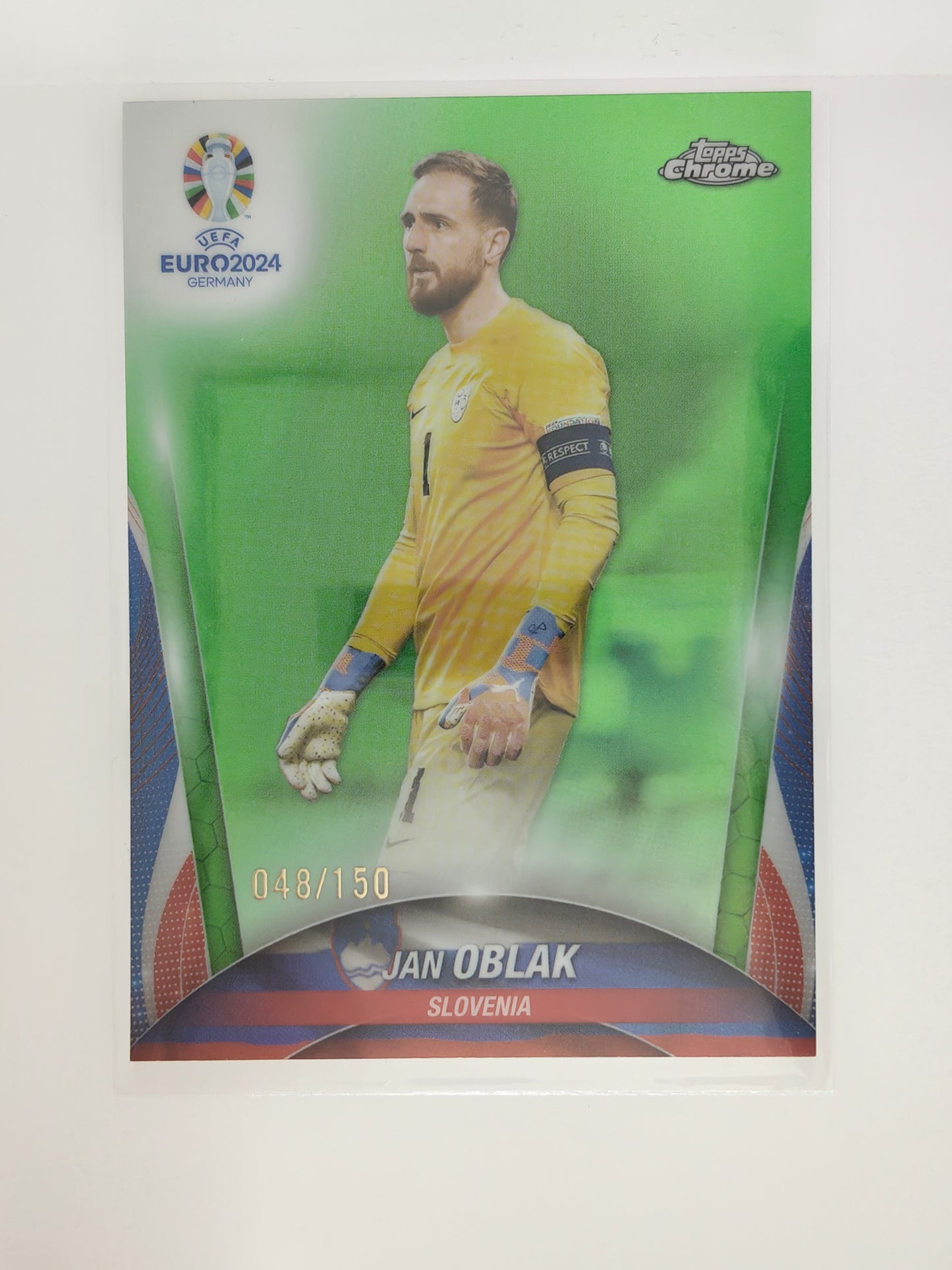 Jan Oblak /150 - Topps Chrome Euro 24