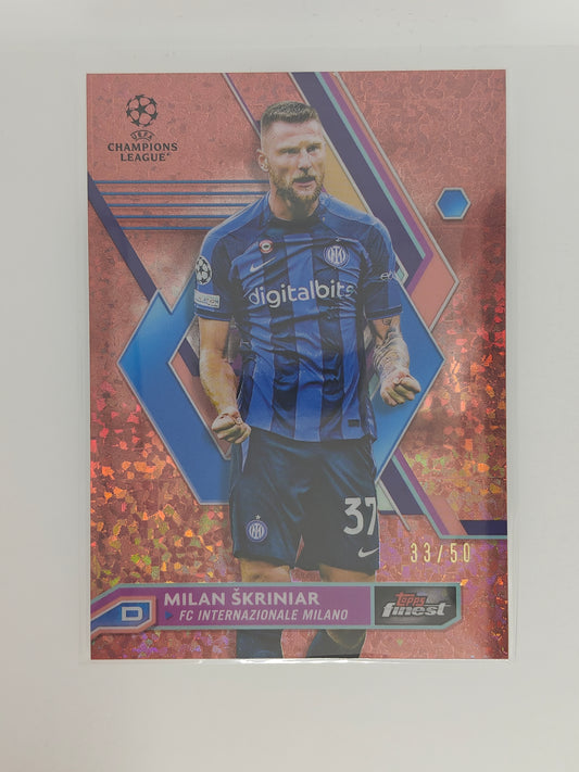 Milan Skriniar /50 - Topps Finest 22/23