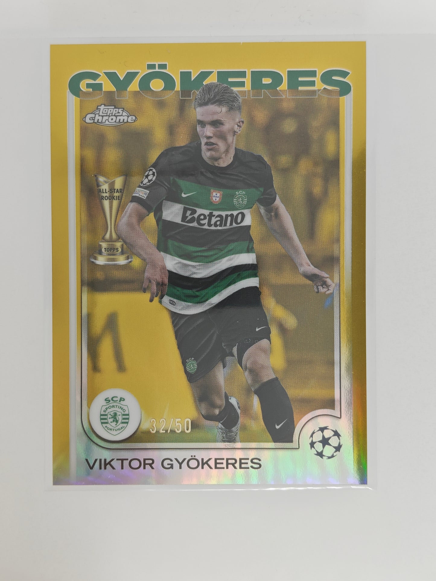 Viktor Gyokeres /50 - Topps Chrome 24/25