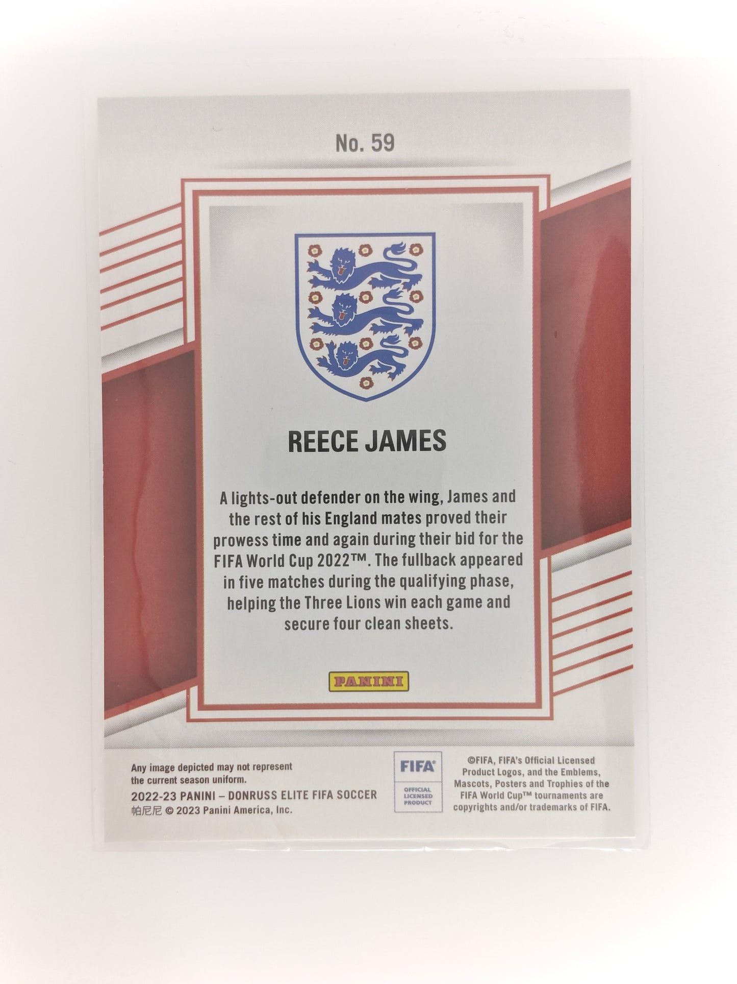 Reece James /96 - Panini Donruss Elite 22/23