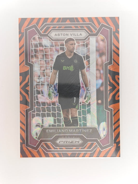 Emiliano Martinez Tiger Stripes SSP Choice - Panini Prizm Premier League 23/24