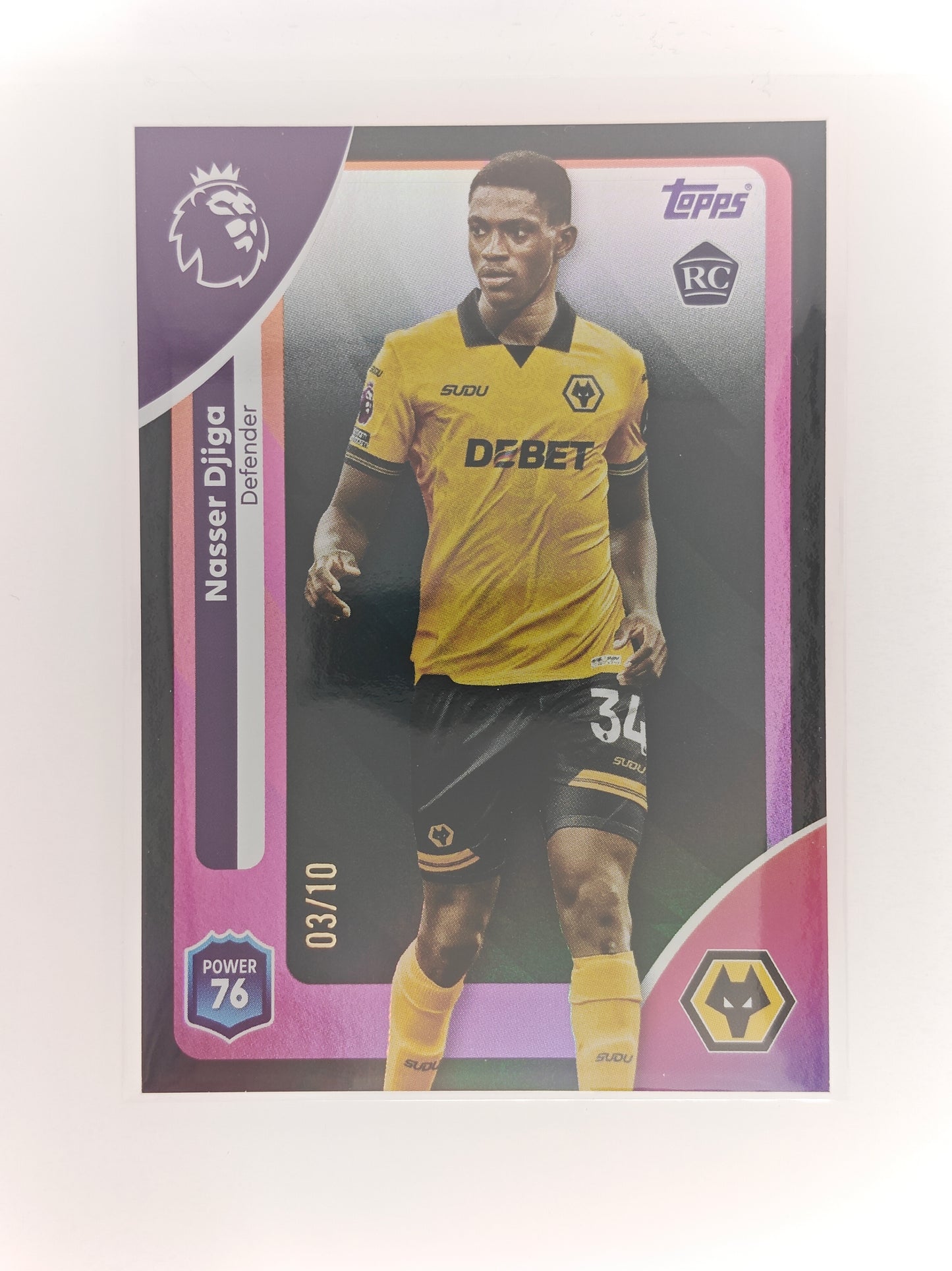 Nasser Djiga /10 rc - Topps PL 25/26