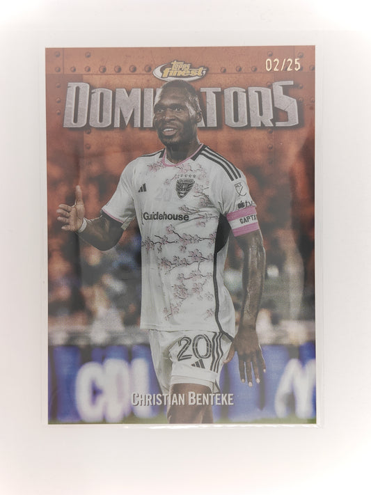 Christian Benteke /25 dominators - Topps Chrome Mls 24/25