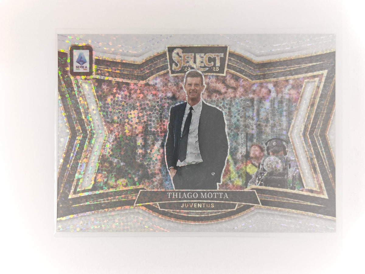 Thiago Motta white sparkle SSP - Panini Select Serie A 24/25