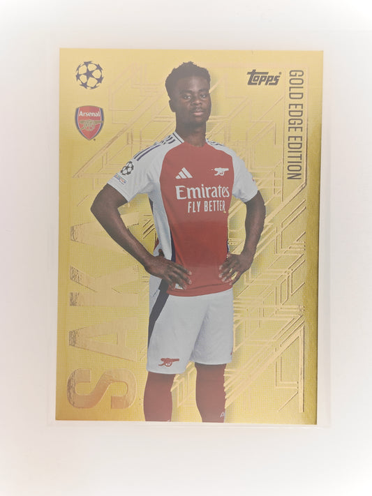 Bukayo Saka Gold Edge Edition - Topps Match Attax 2024/25