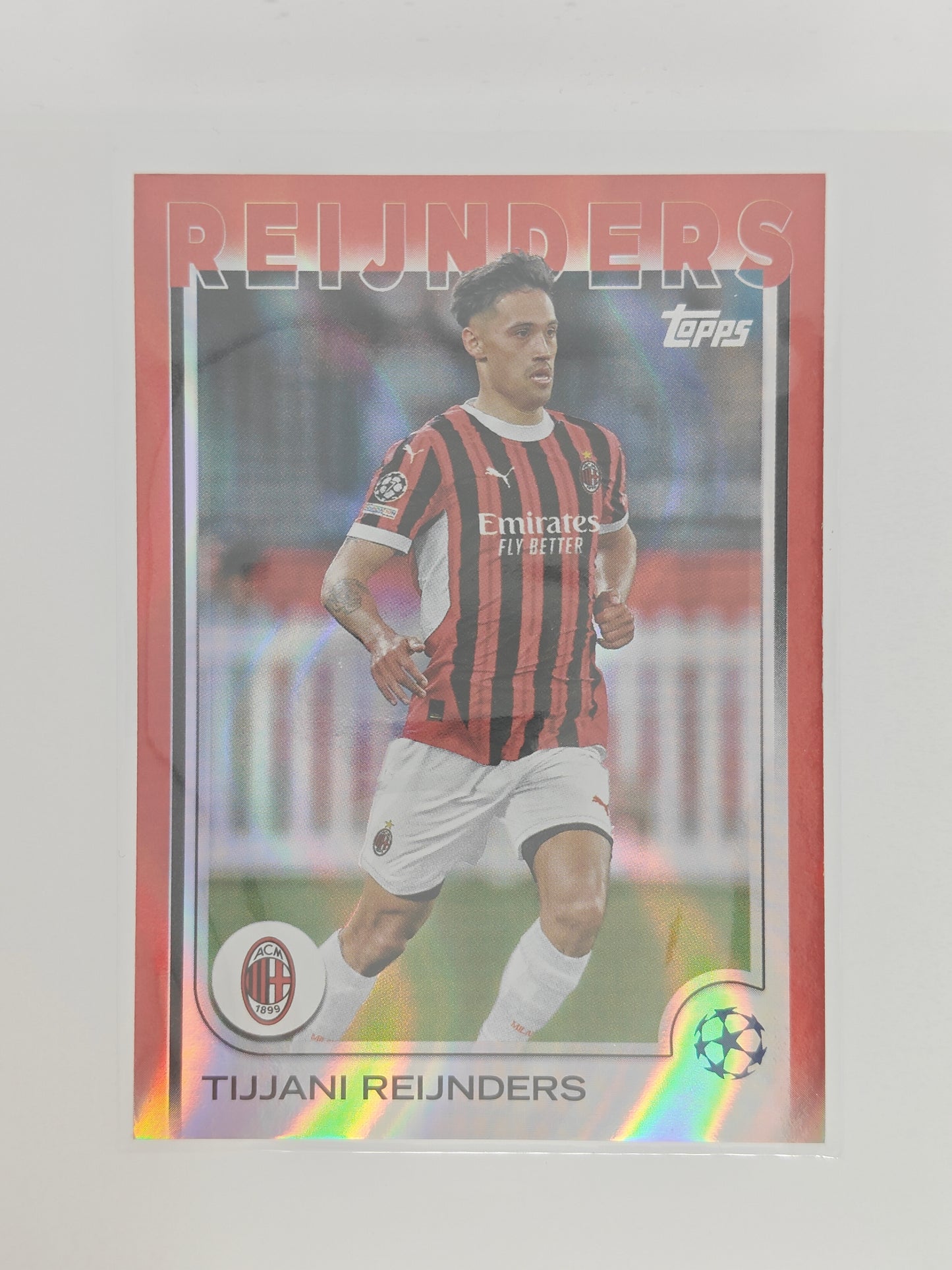 Tijjani Reijnders red lava SSP - Topps Flagship 24/25