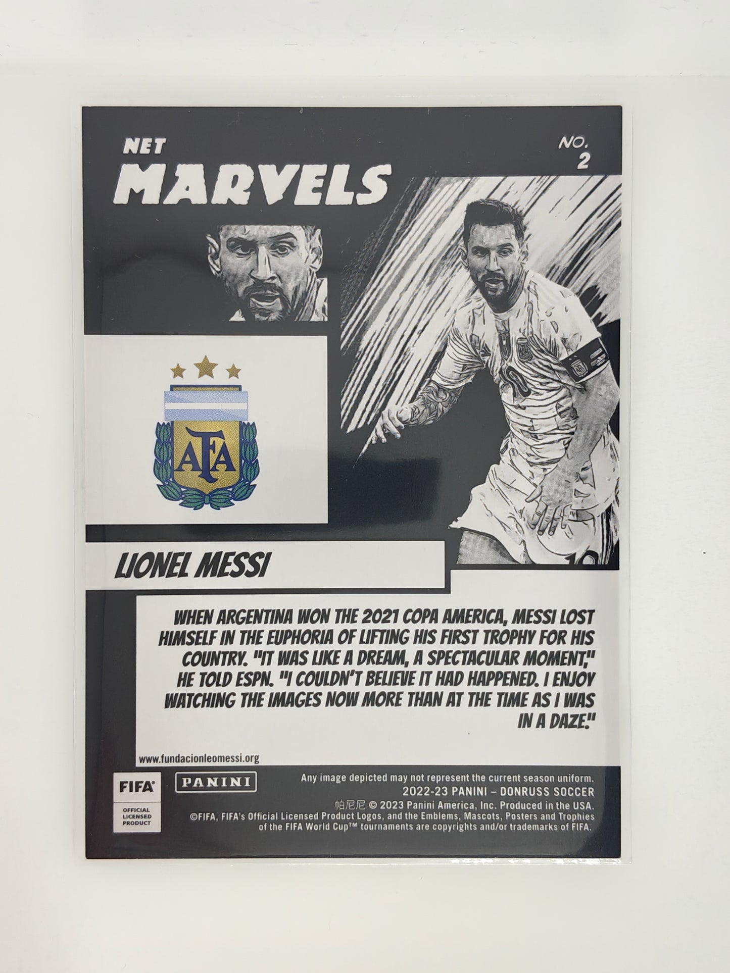 Lionel Messi Net marvels - Panini Donruss 22/23