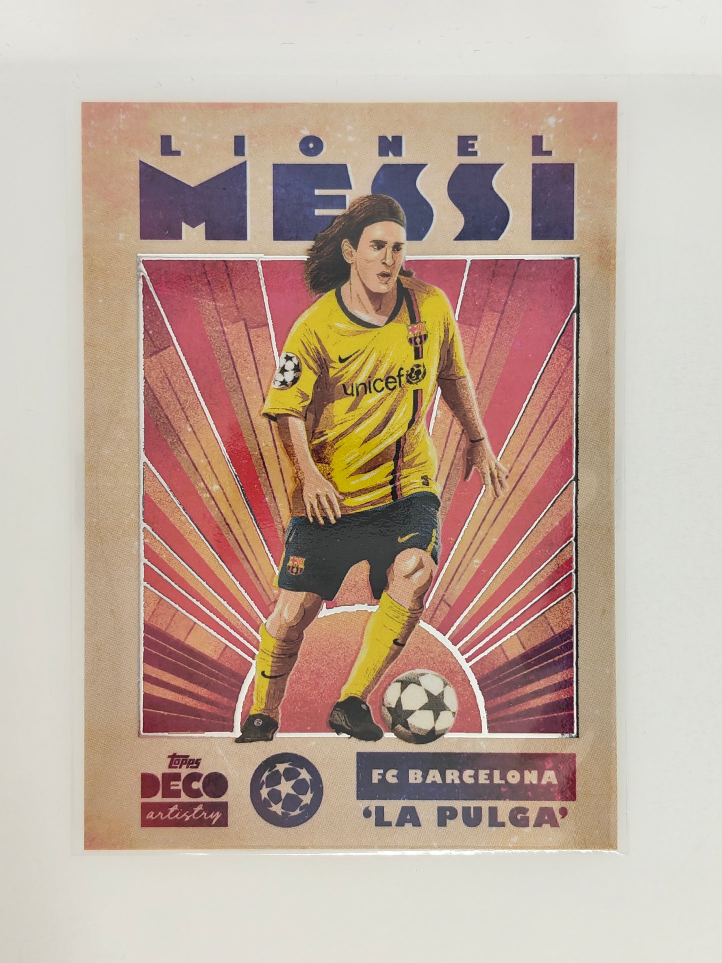 Lionel Messi Artistry - Topps Deco 24/25