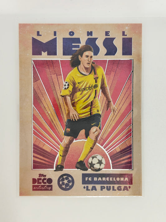 Lionel Messi Artistry - Topps Deco 24/25