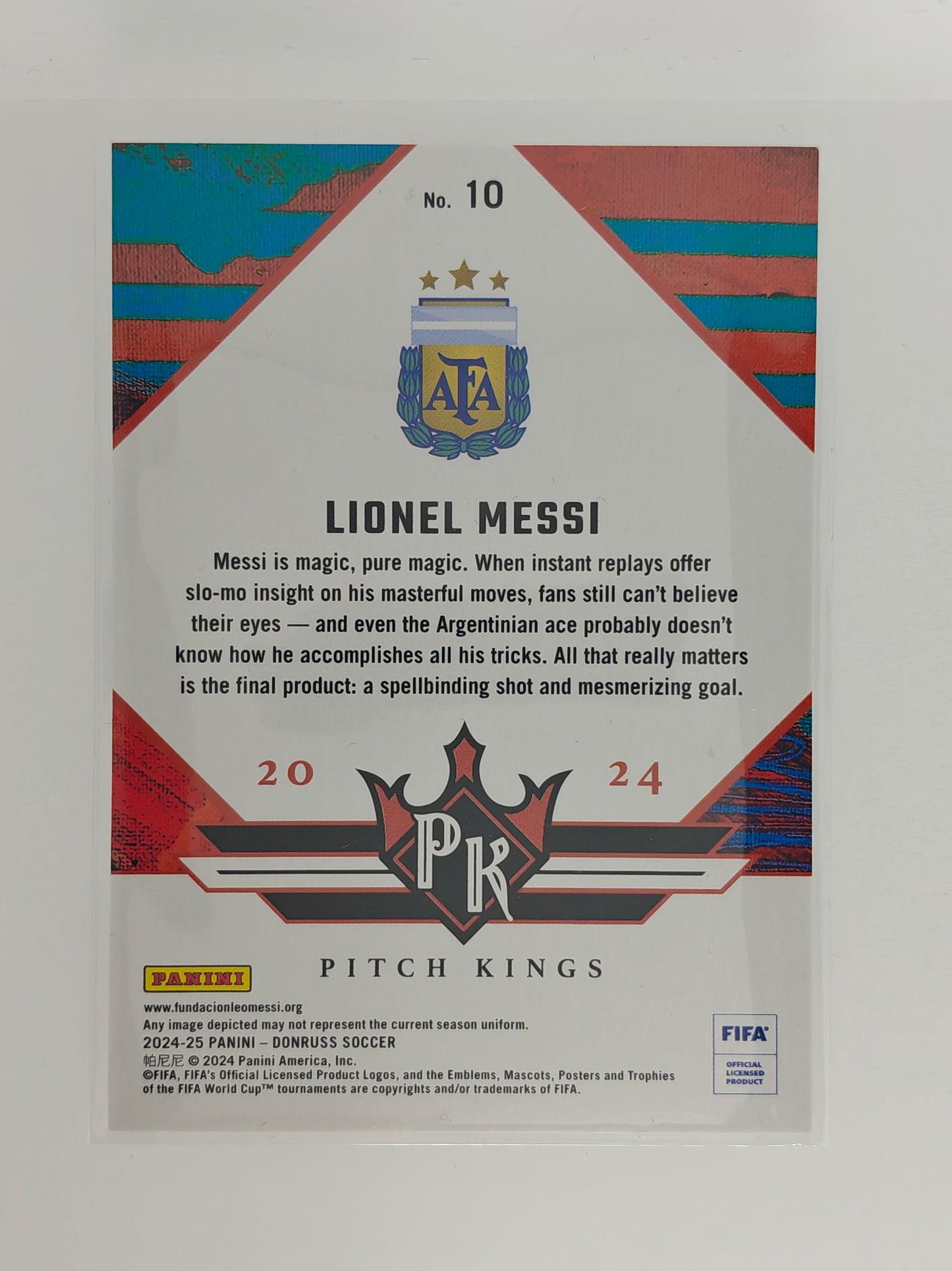 Lionel Messi pitch kings - Panini Donruss 24/25