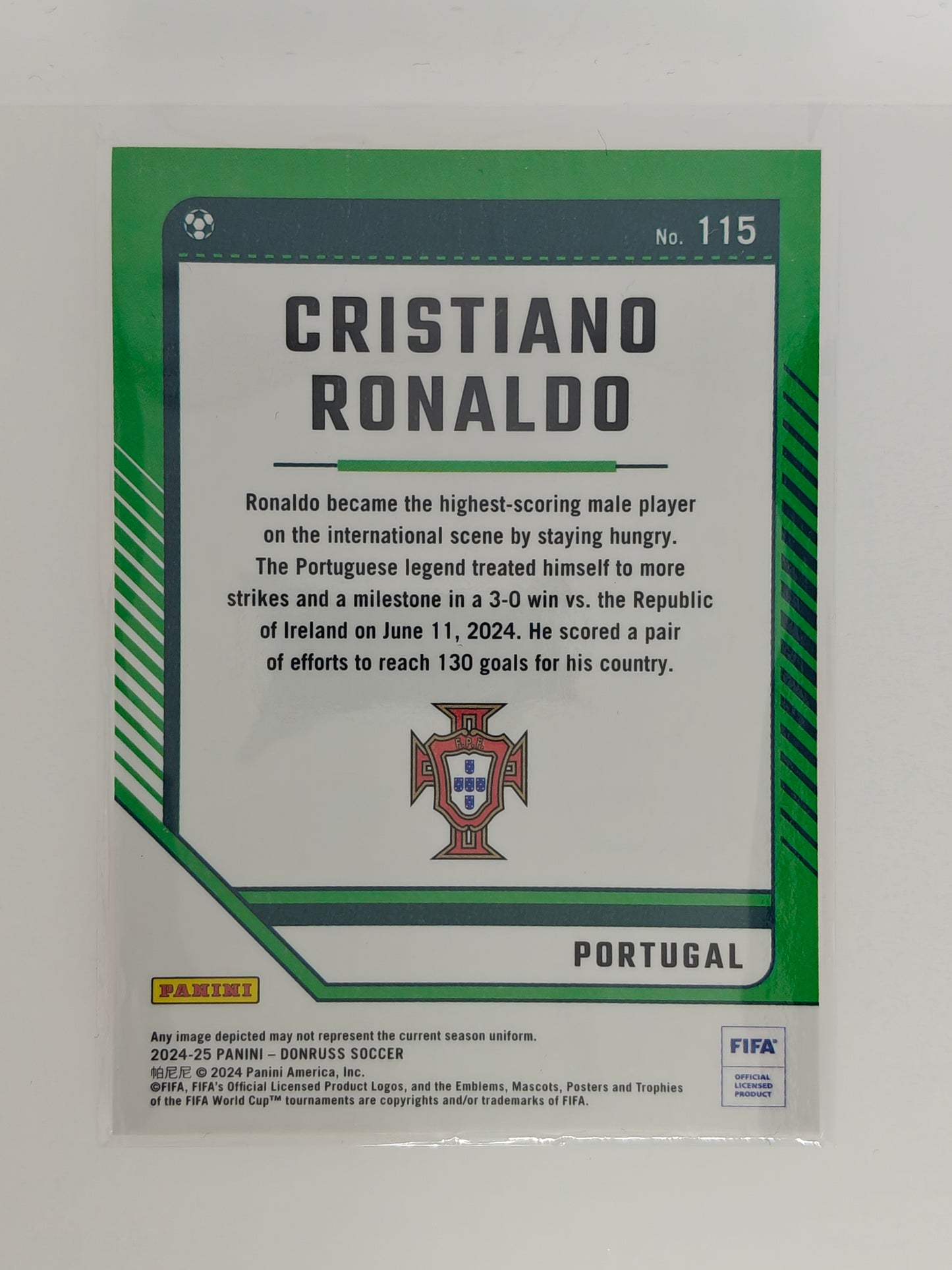 Cristiano Ronaldo Optic - Panini Donruss 24/25