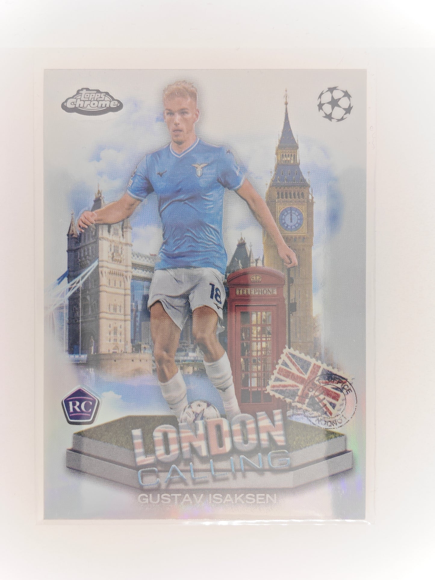 Gustav Isaksen rc London Calling - Topps Chrome 23/24