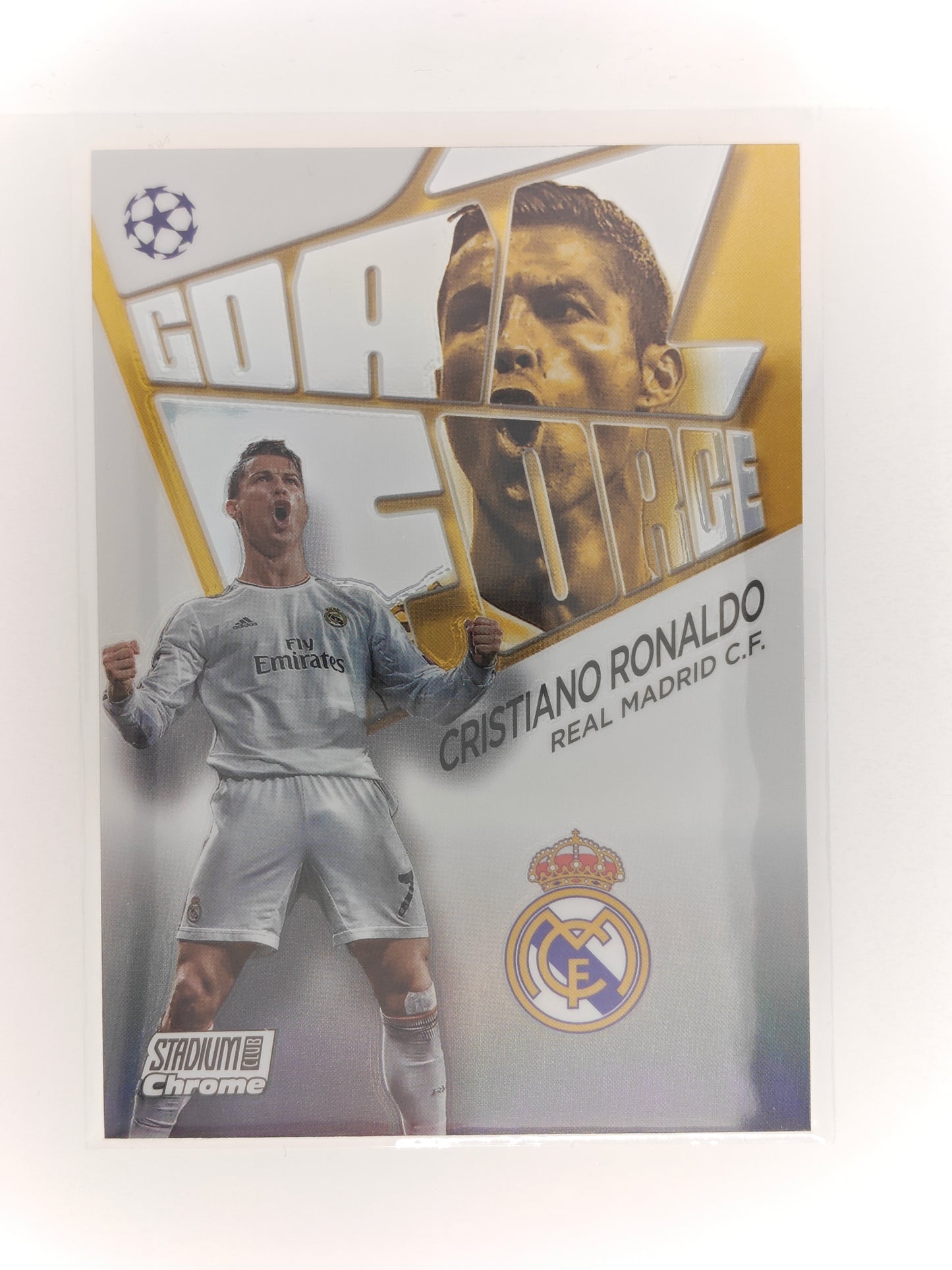 Cristiano Ronaldo Goal Force - Topps Stadium Chrome 22/23