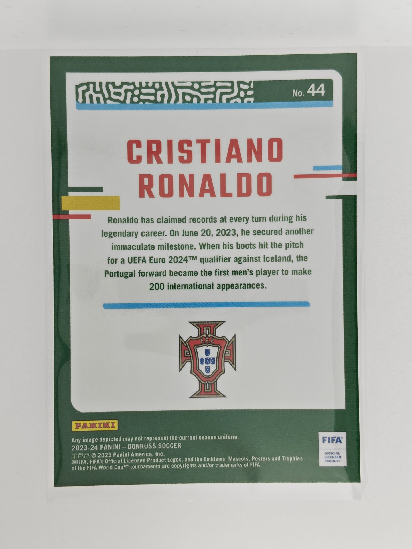 Cristiano Ronaldo Optic - Panini Donruss 23/24