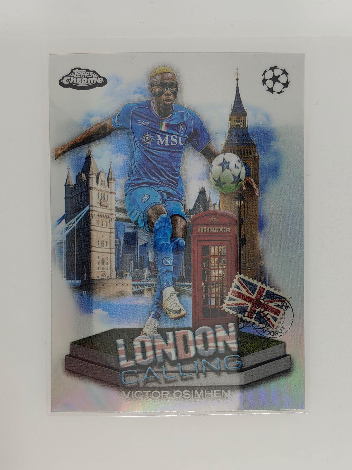 Victor Osimhen London Calling - Topps Chrome 23/24