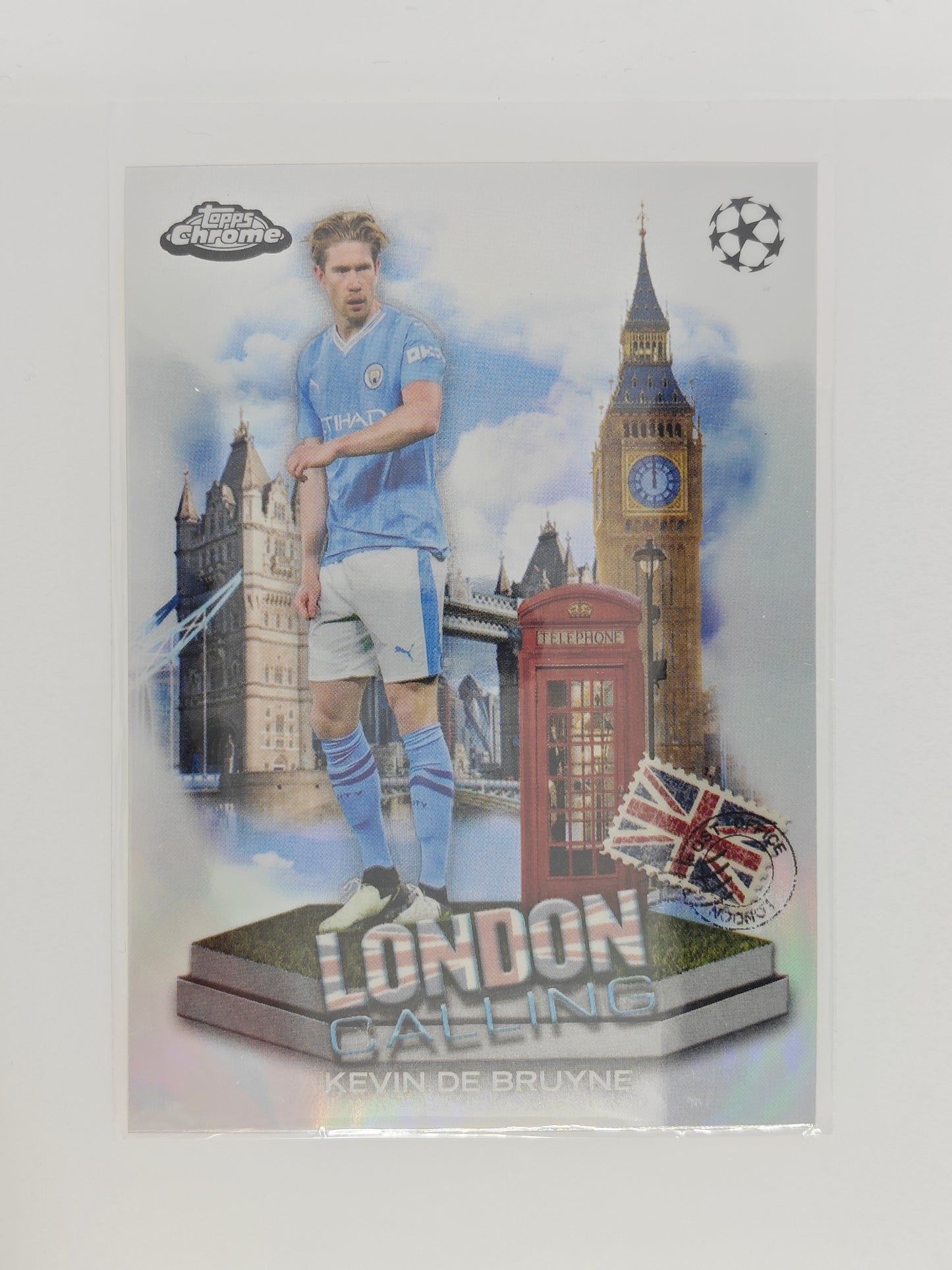 Kevin De Bruyne London Calling - Topps Chrome 23/24