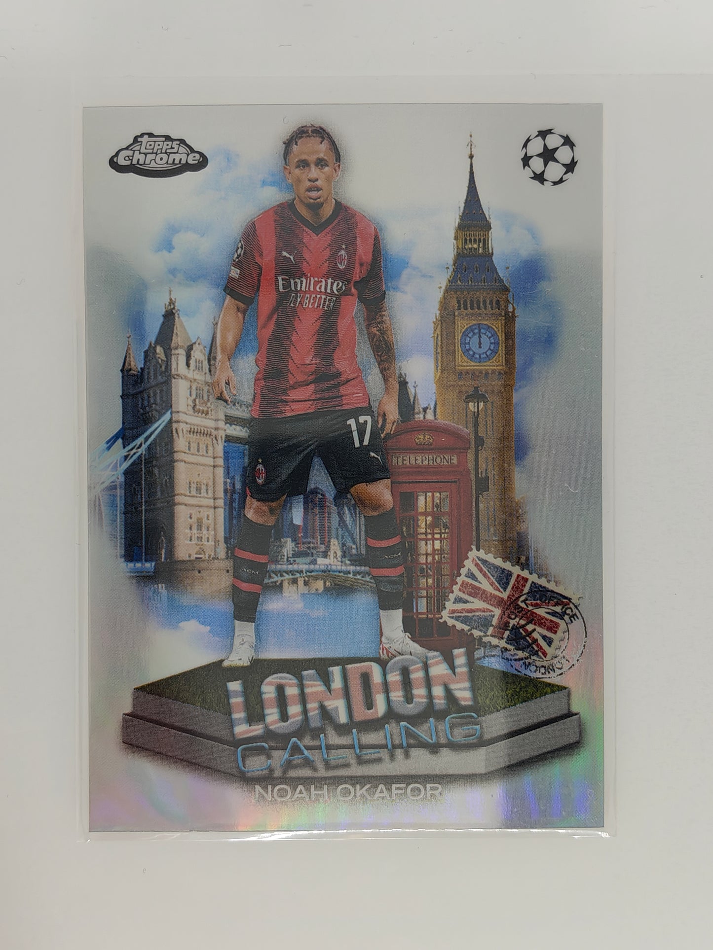 Noah Okafor London Calling - Topps Chrome 23/24