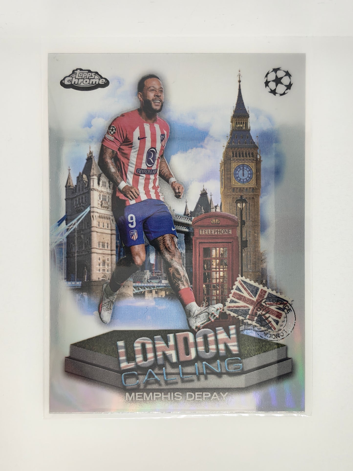 Memphis Depay London Calling - Topps Chrome 23/24