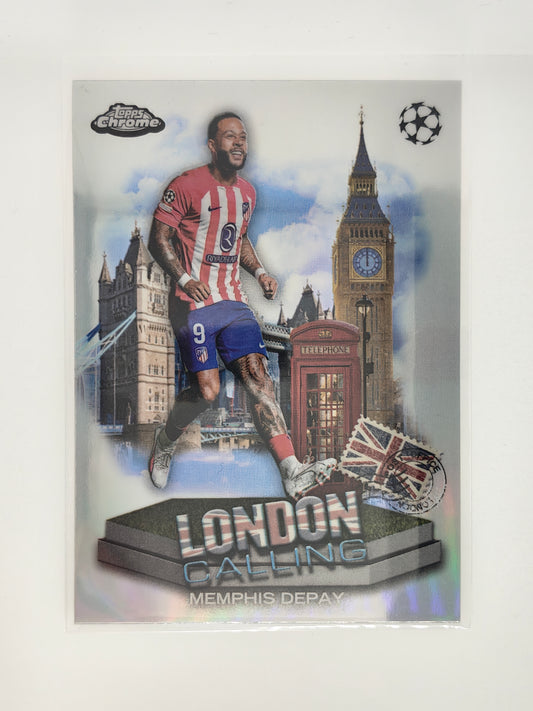 Memphis Depay London Calling - Topps Chrome 23/24