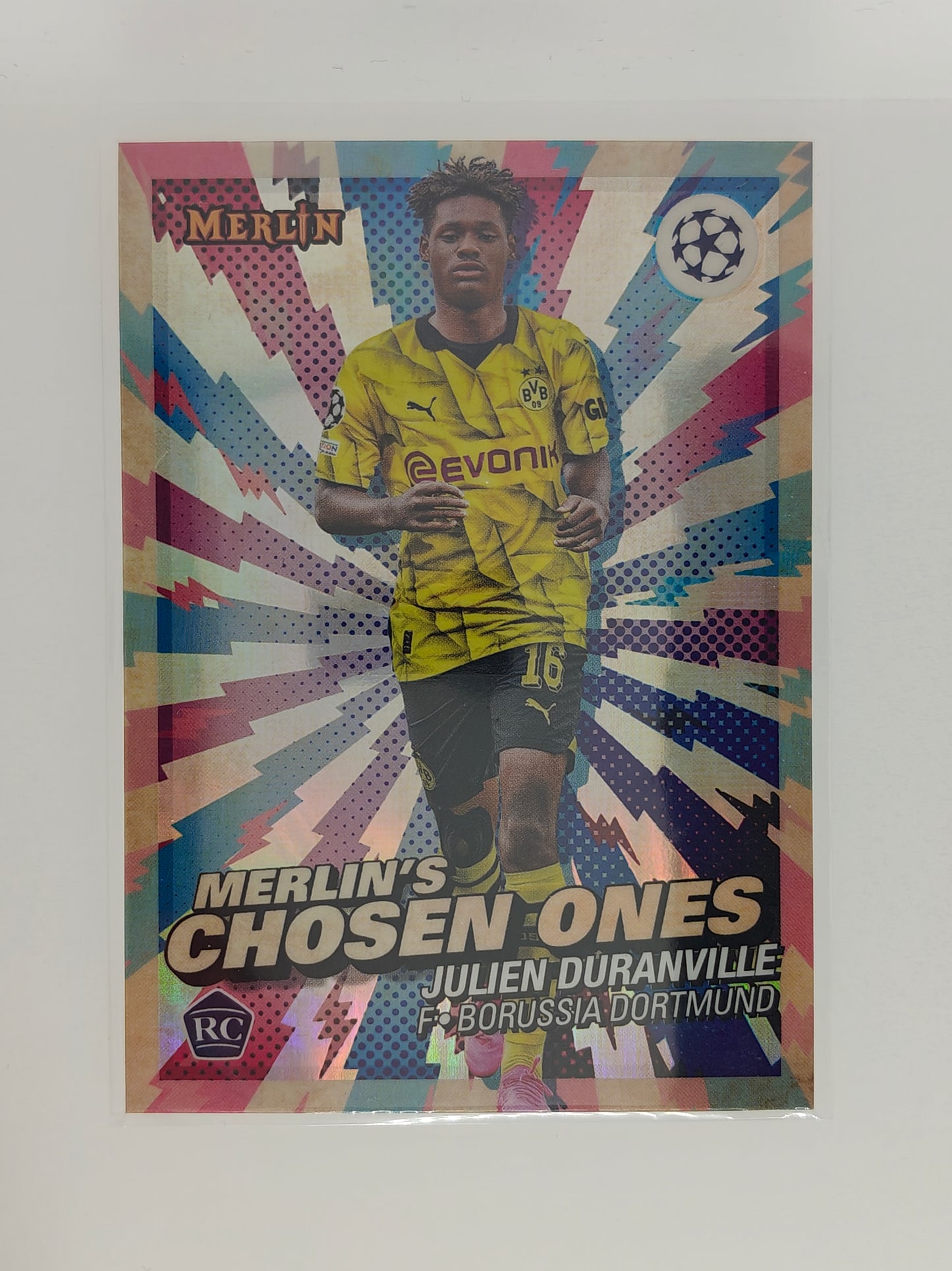 Julien Duranville RC Merlin's Chosen ones - Topps Merlin 23/24