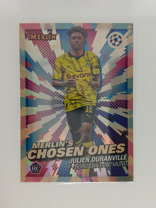 Julien Duranville RC Merlin's Chosen ones - Topps Merlin 23/24