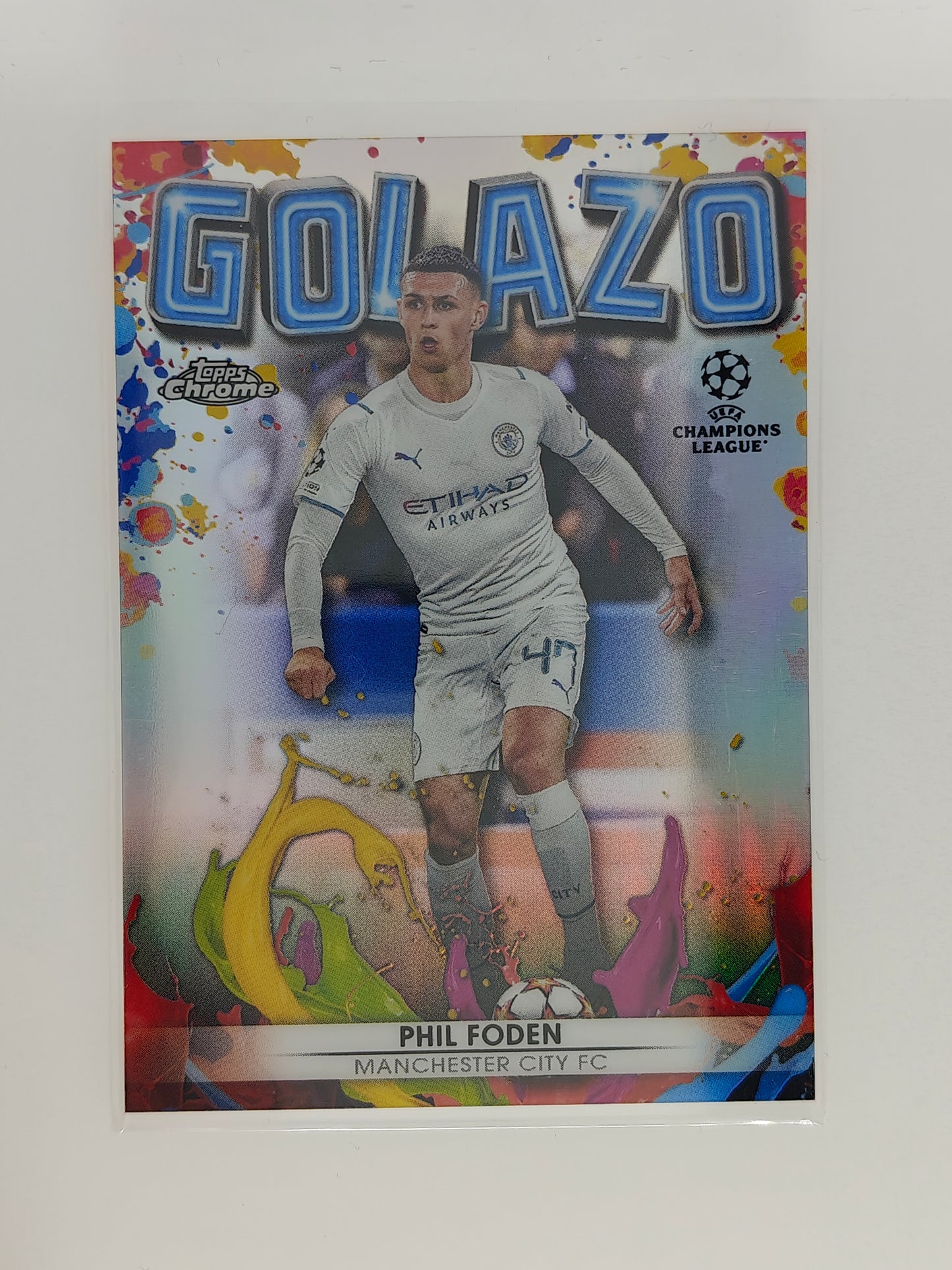 Phil Foden Golazo - Topps Chrome 21/22