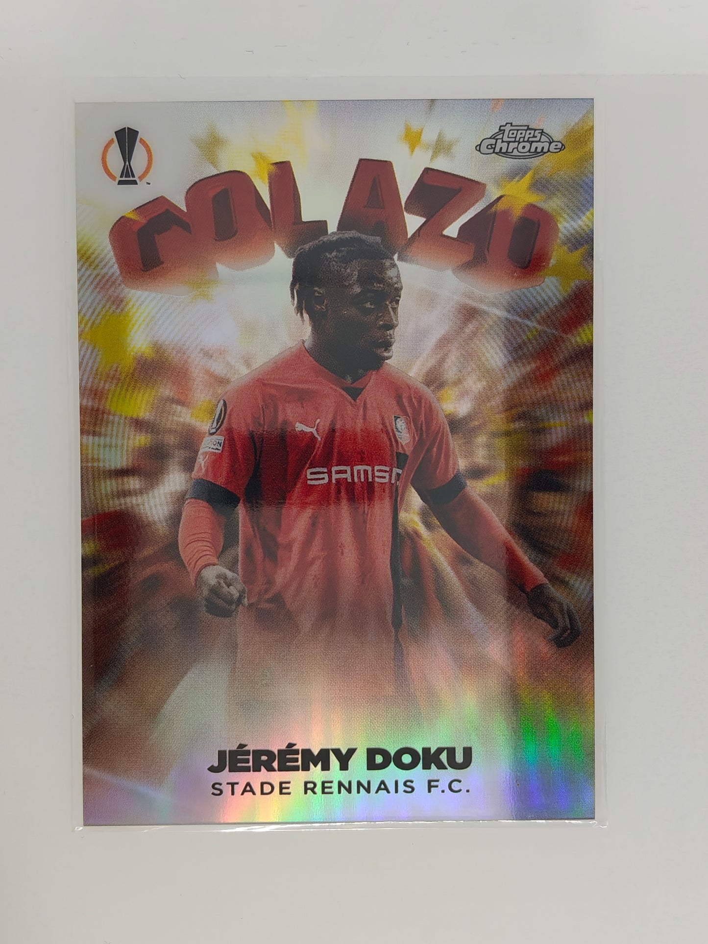 Jeremy Doku Golazo - Topps Chrome 22/23