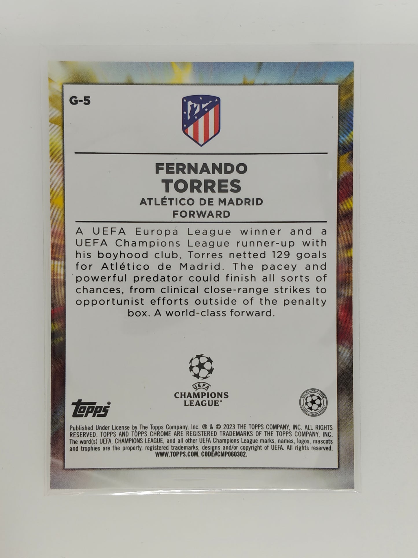 Fernando Torres Golazo - Topps Chrome 22/23