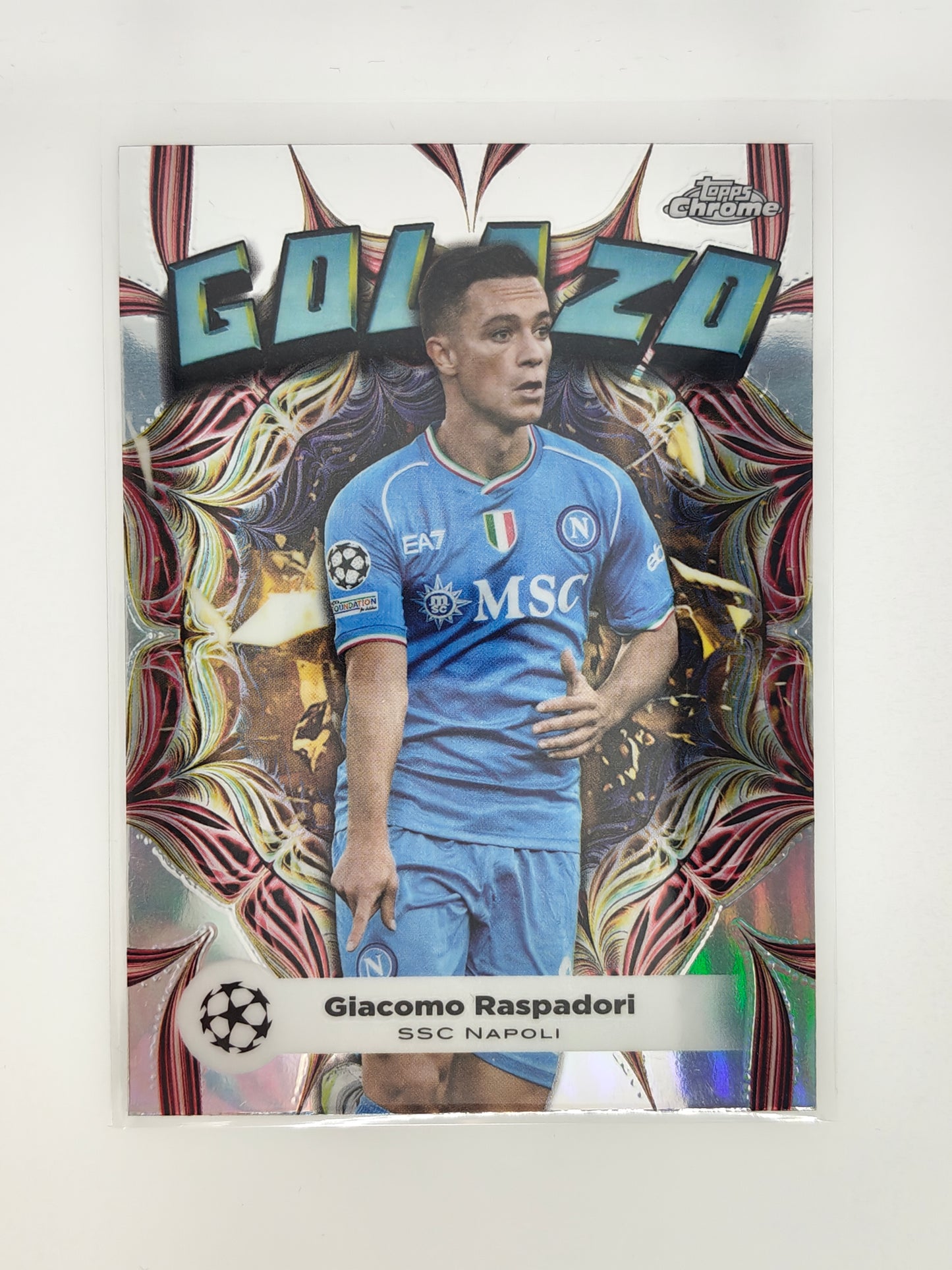 Giacomo Raspadori Golazo - Topps Chrome 23/24