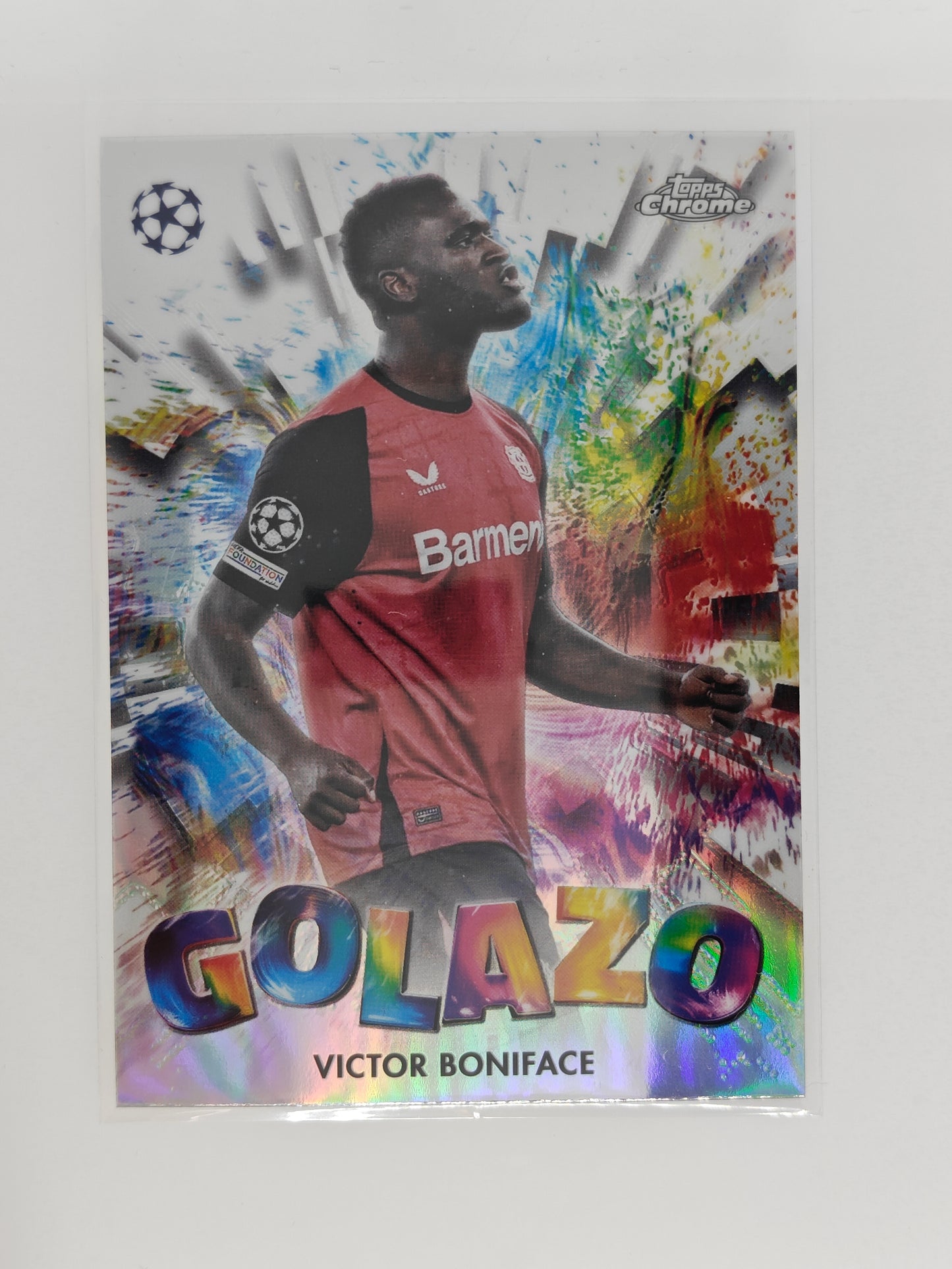 Viktor Boniface Golazo - Topps Chrome 24/25