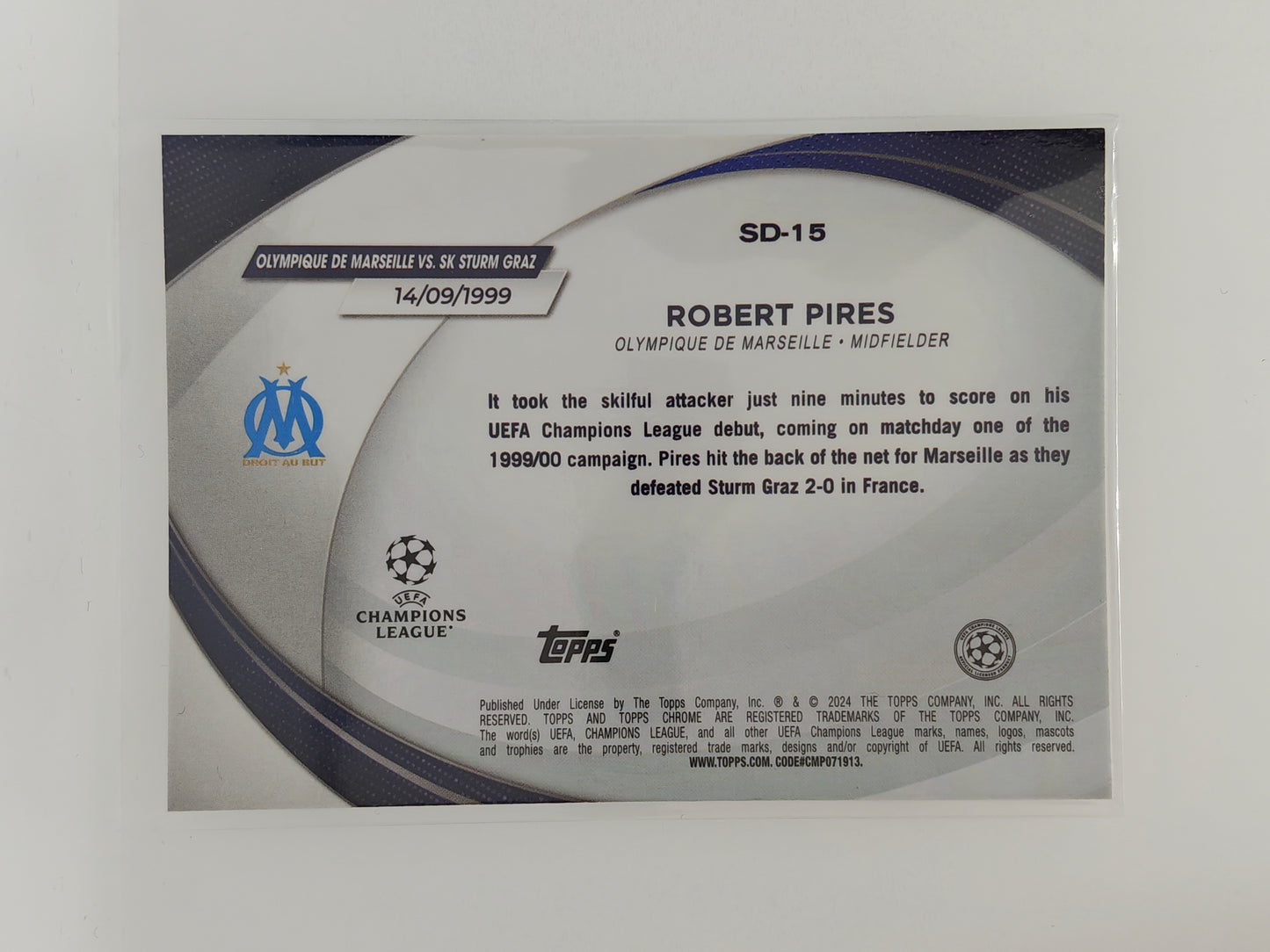 Robert Pires Starball Debut - Topps Chrome 24/25