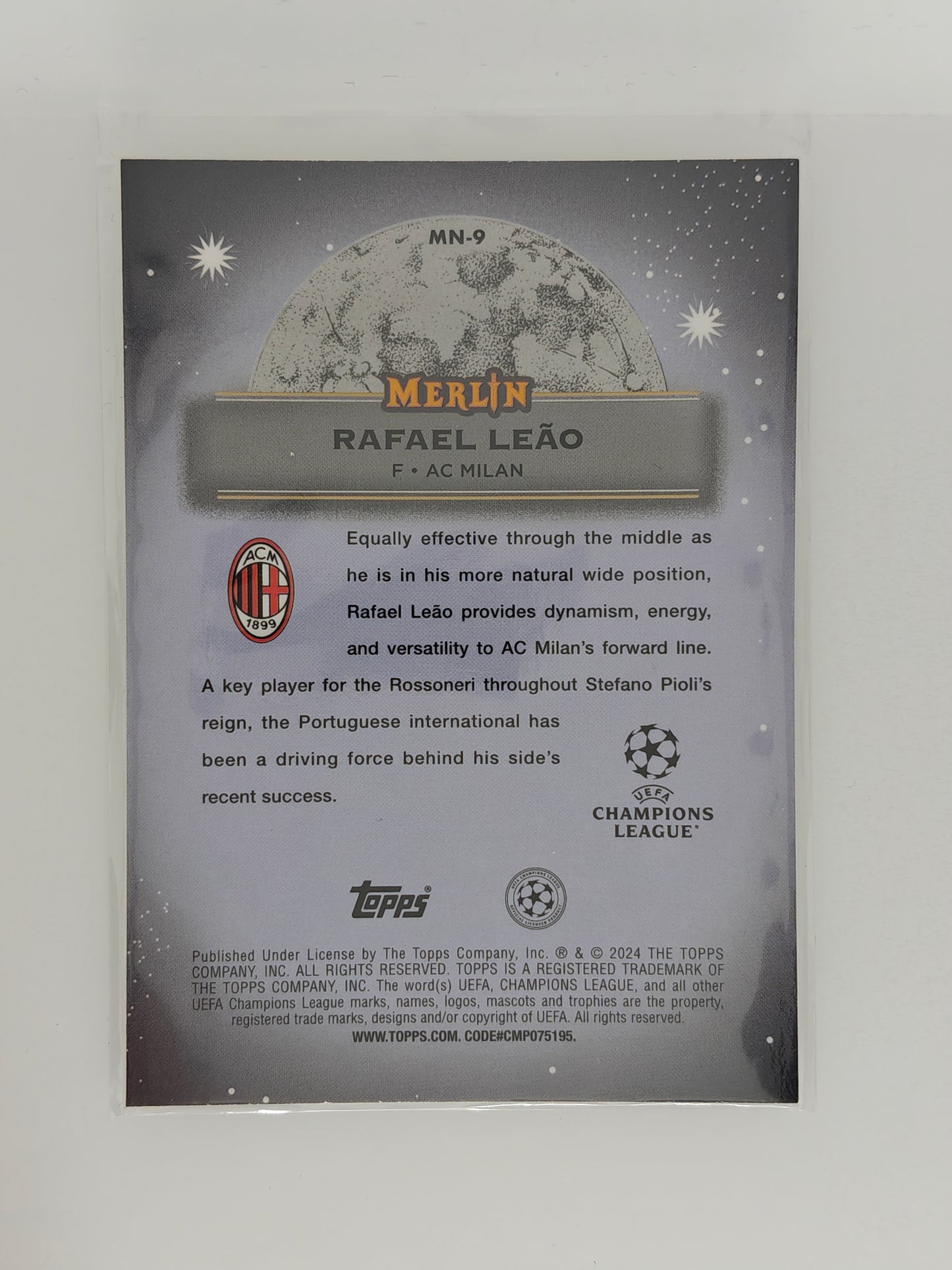 Rafael Leao Mystic Nights - Topps Merlin 23/24