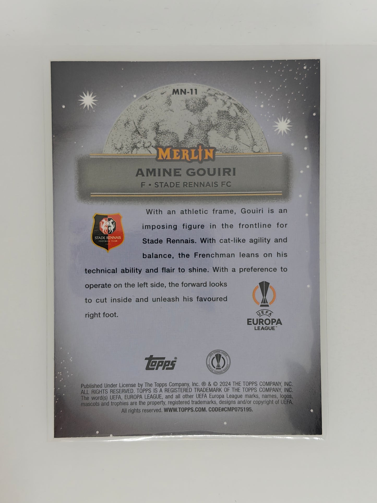 Amine Gouiri Mystic Nights - Topps Merlin 23/24