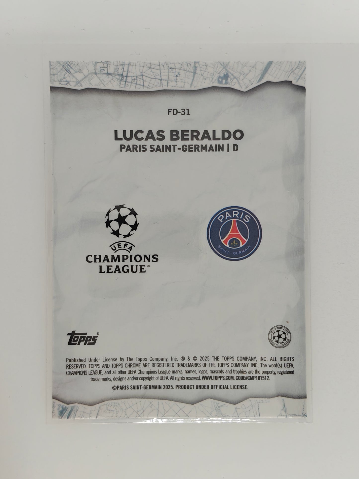 Lucas Beraldo Final Destination - Topps Chrome 24/25