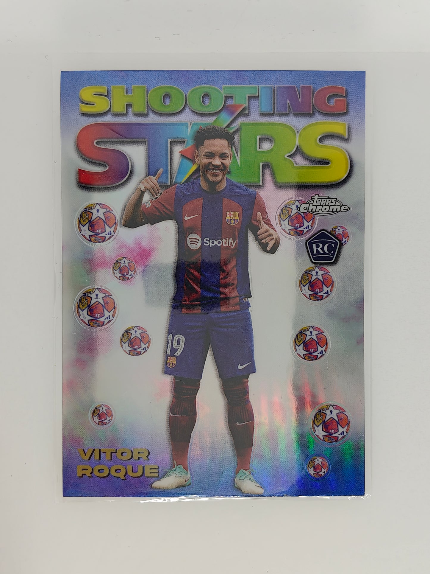 Vitor Roque RC Shooting Stars - Topps Chrome 23/24
