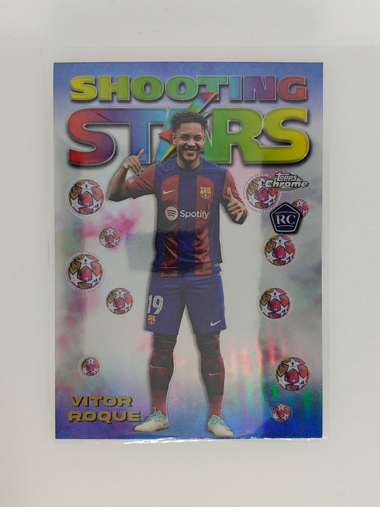 Vitor Roque RC Shooting Stars - Topps Chrome 23/24