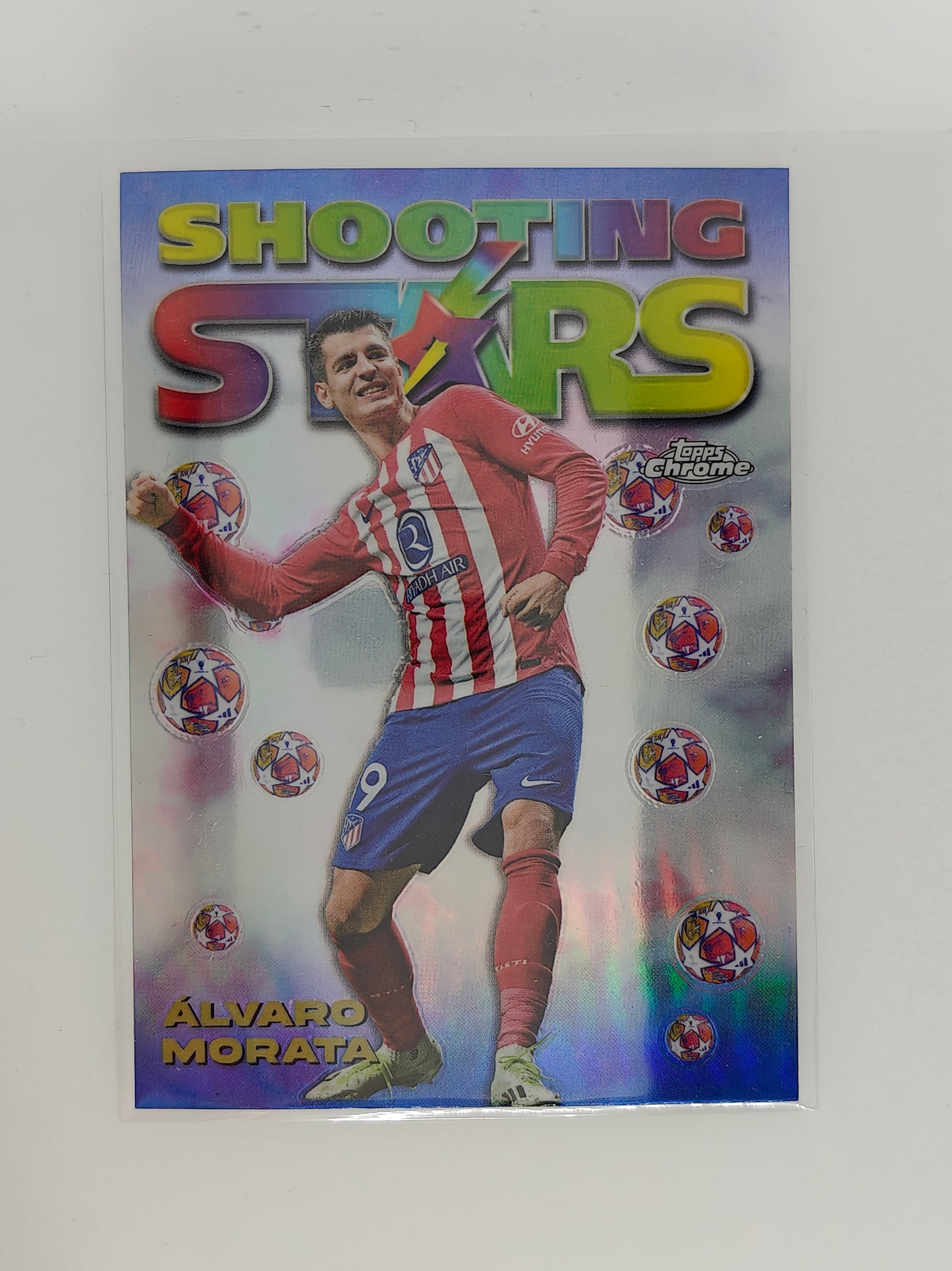 Alvaro Morata Shooting Stars - Topps Chrome 23/24