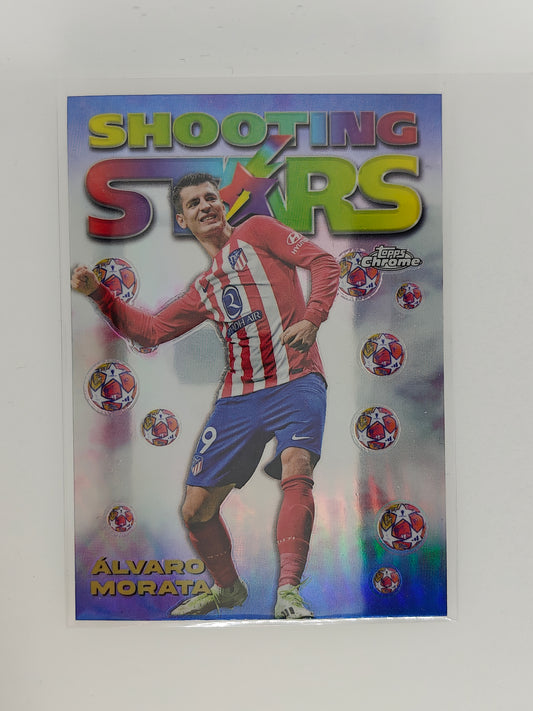 Alvaro Morata Shooting Stars - Topps Chrome 23/24