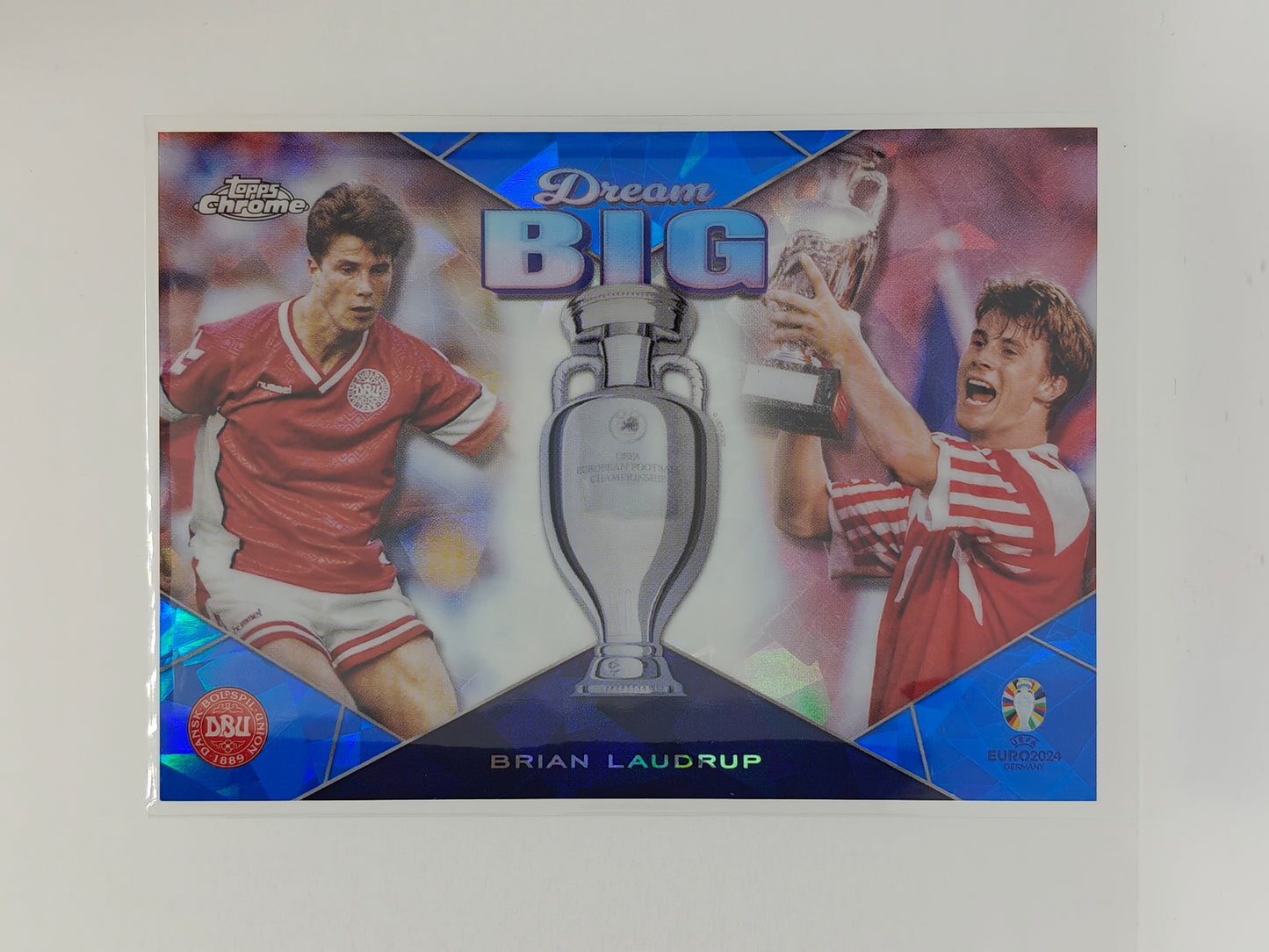 Brian Laudrup Dream Big sapphire - Topps Chrome Euro 24 Sapphire