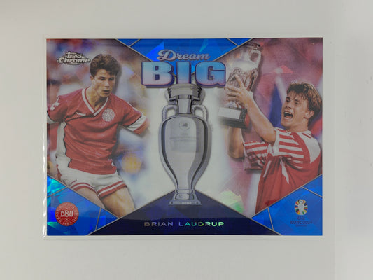 Brian Laudrup Dream Big sapphire - Topps Chrome Euro 24 Sapphire