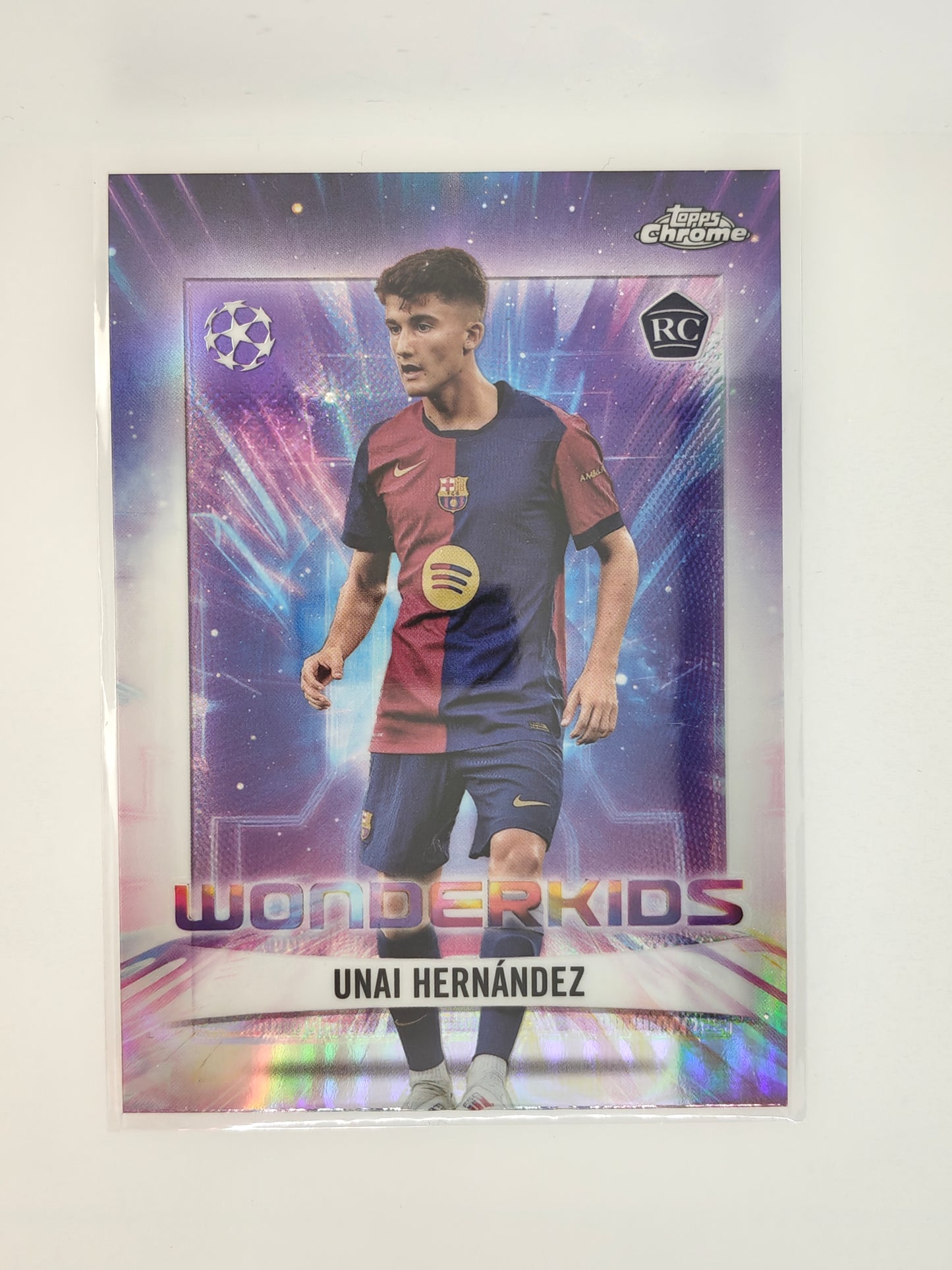 Unai Hernandez RC Wonderkids - Topps Chrome 24/25