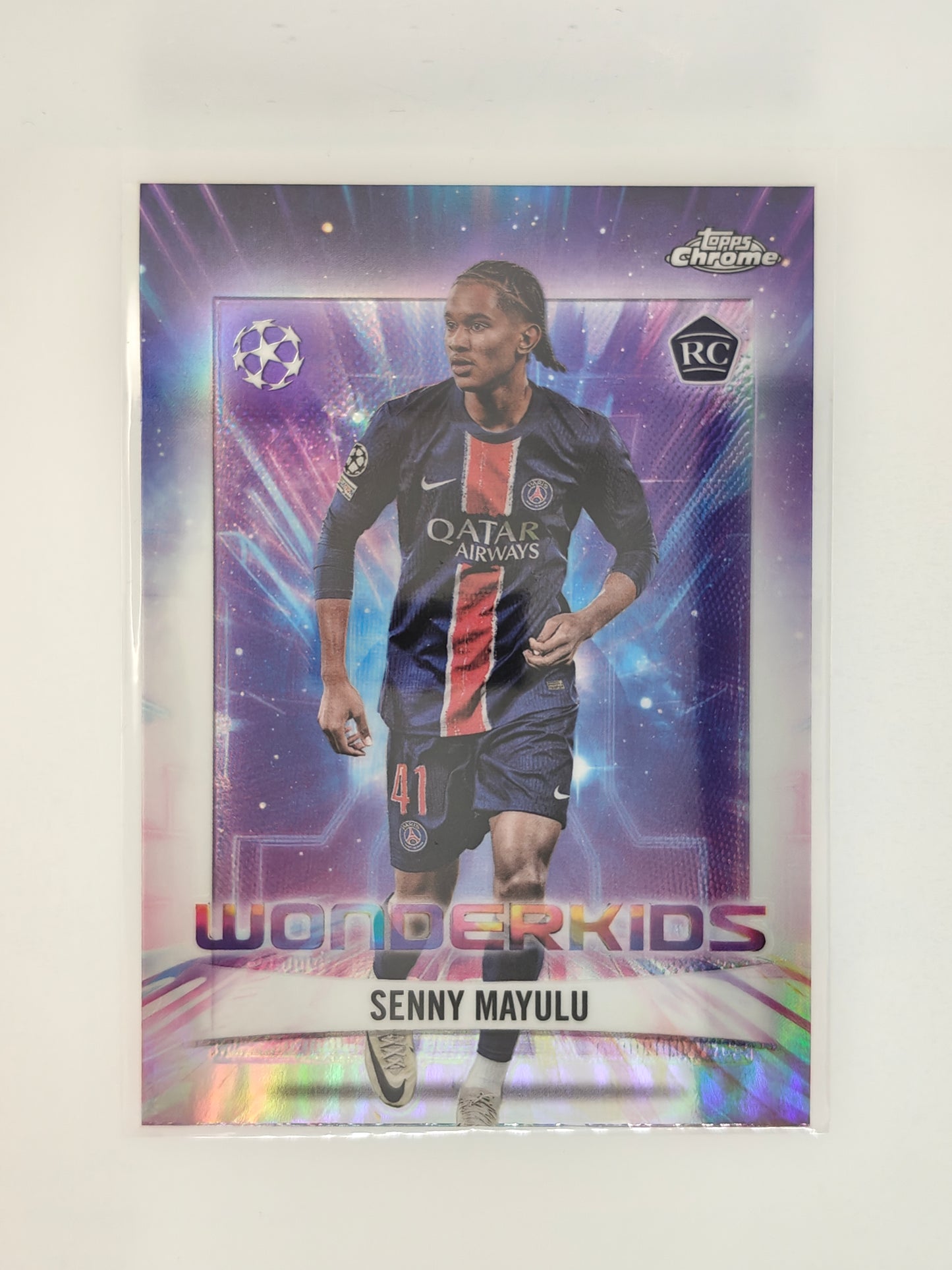 Senny Mayulu RC Wonderkids - Topps Chrome 24/25