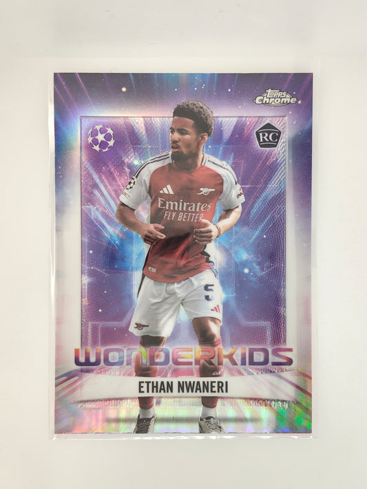 Ethan Nwaneri RC Wonderkids - Topps Chrome 24/25
